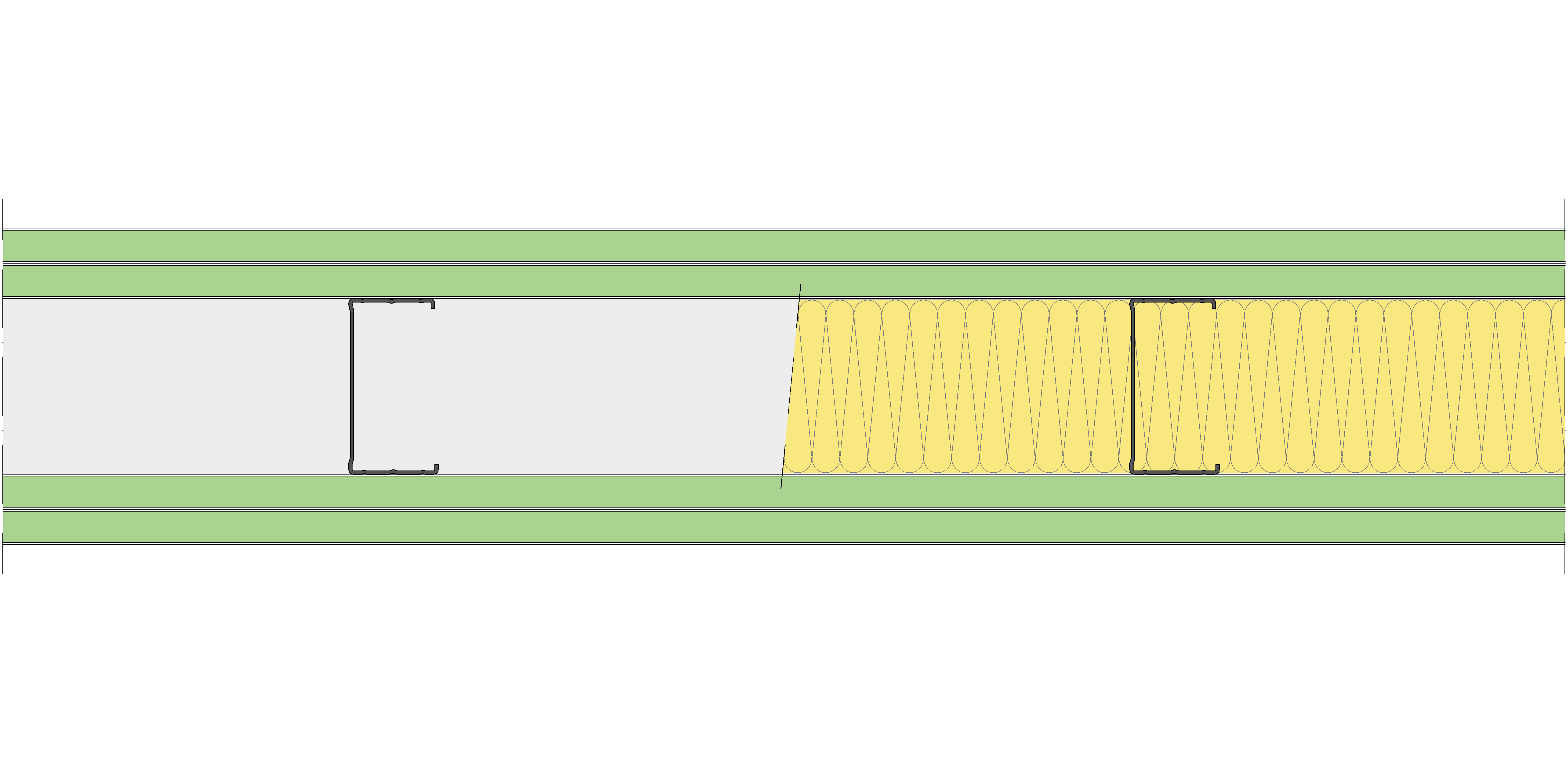 Tabique Pladur® 162/400 (90-45) 4H1 MW