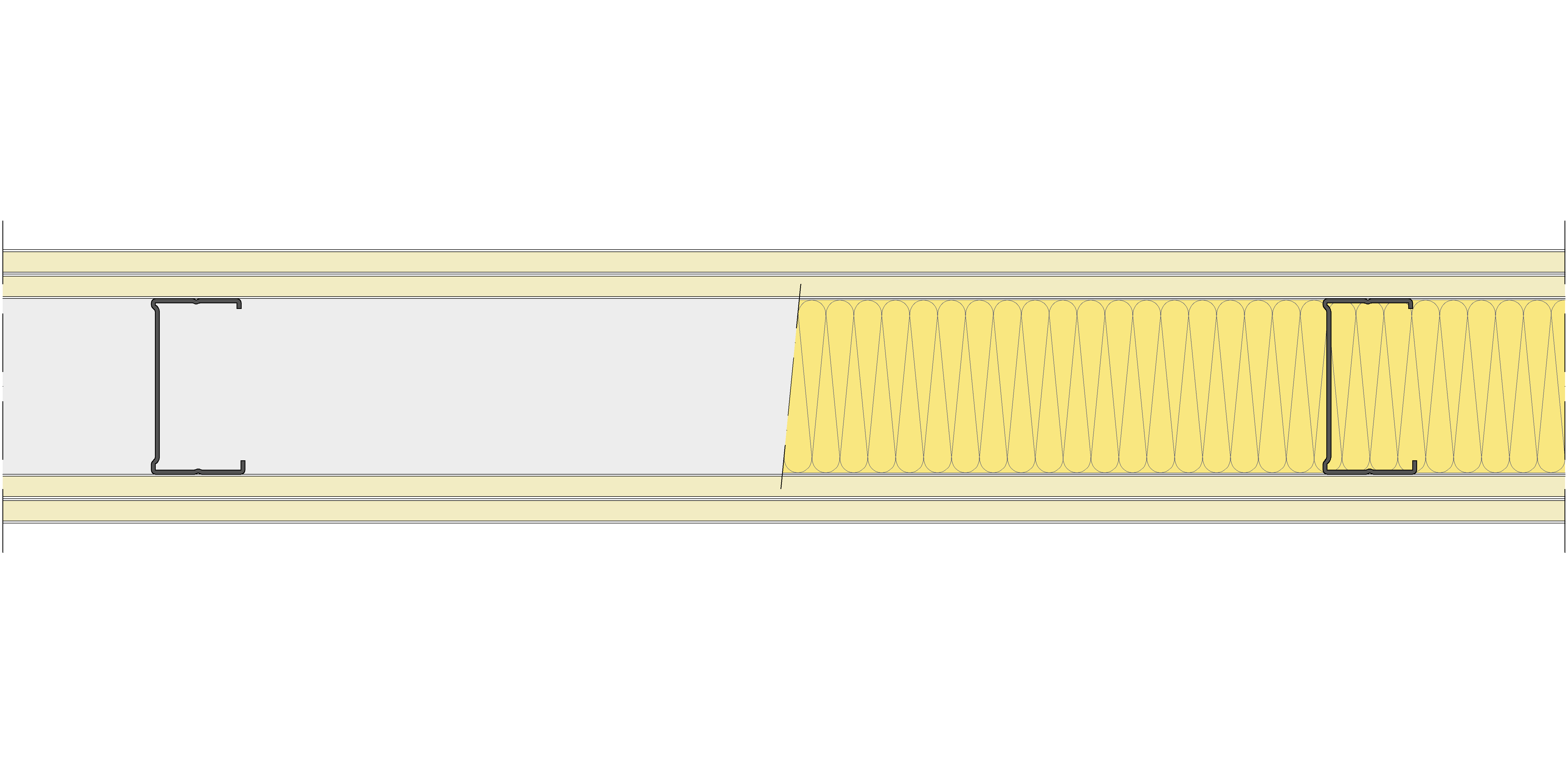 Tabique Pladur® 140/600 (90) 4N MW
