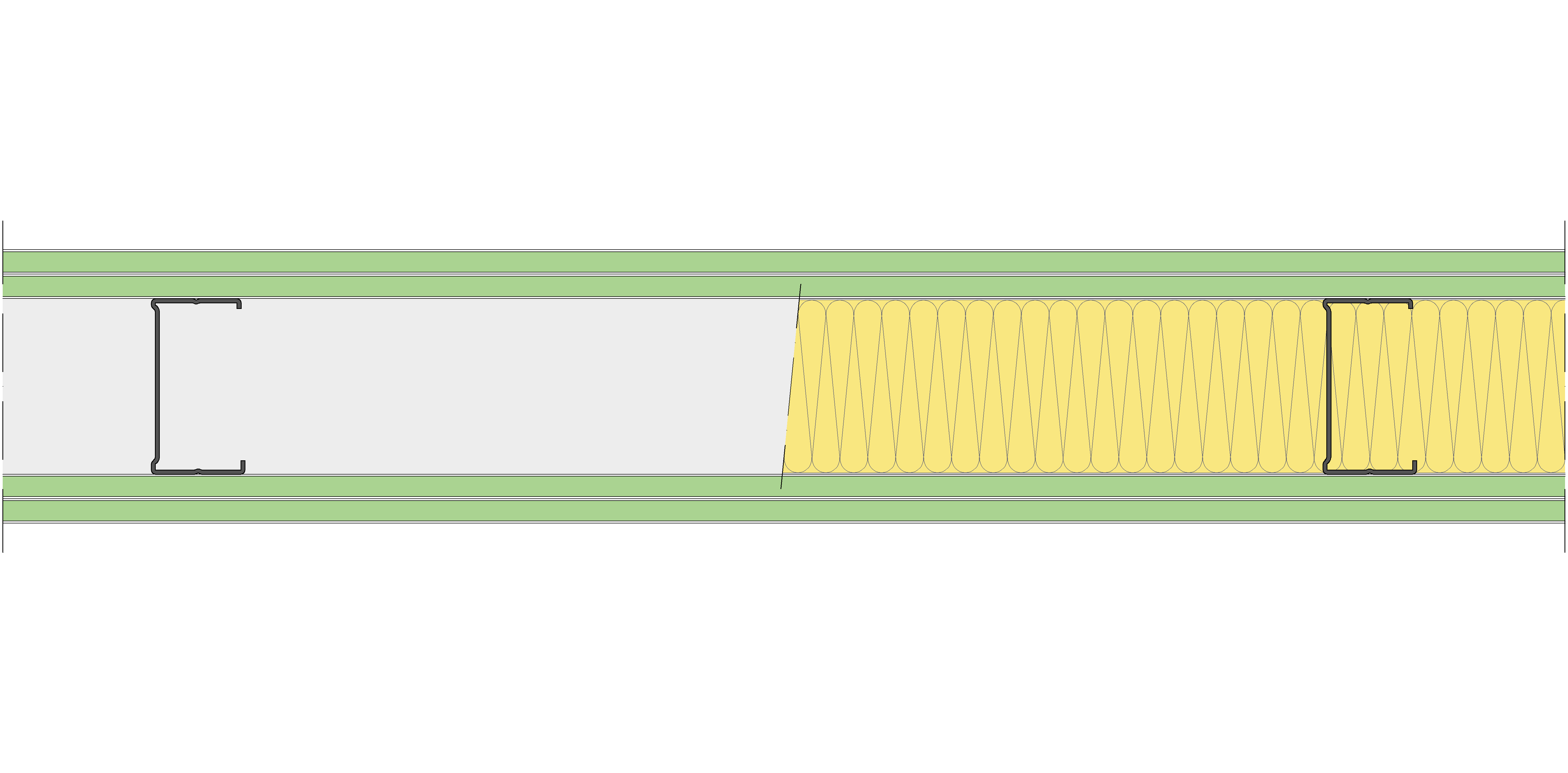 Tabique Pladur® 140/600 (90) 4H1 MW
