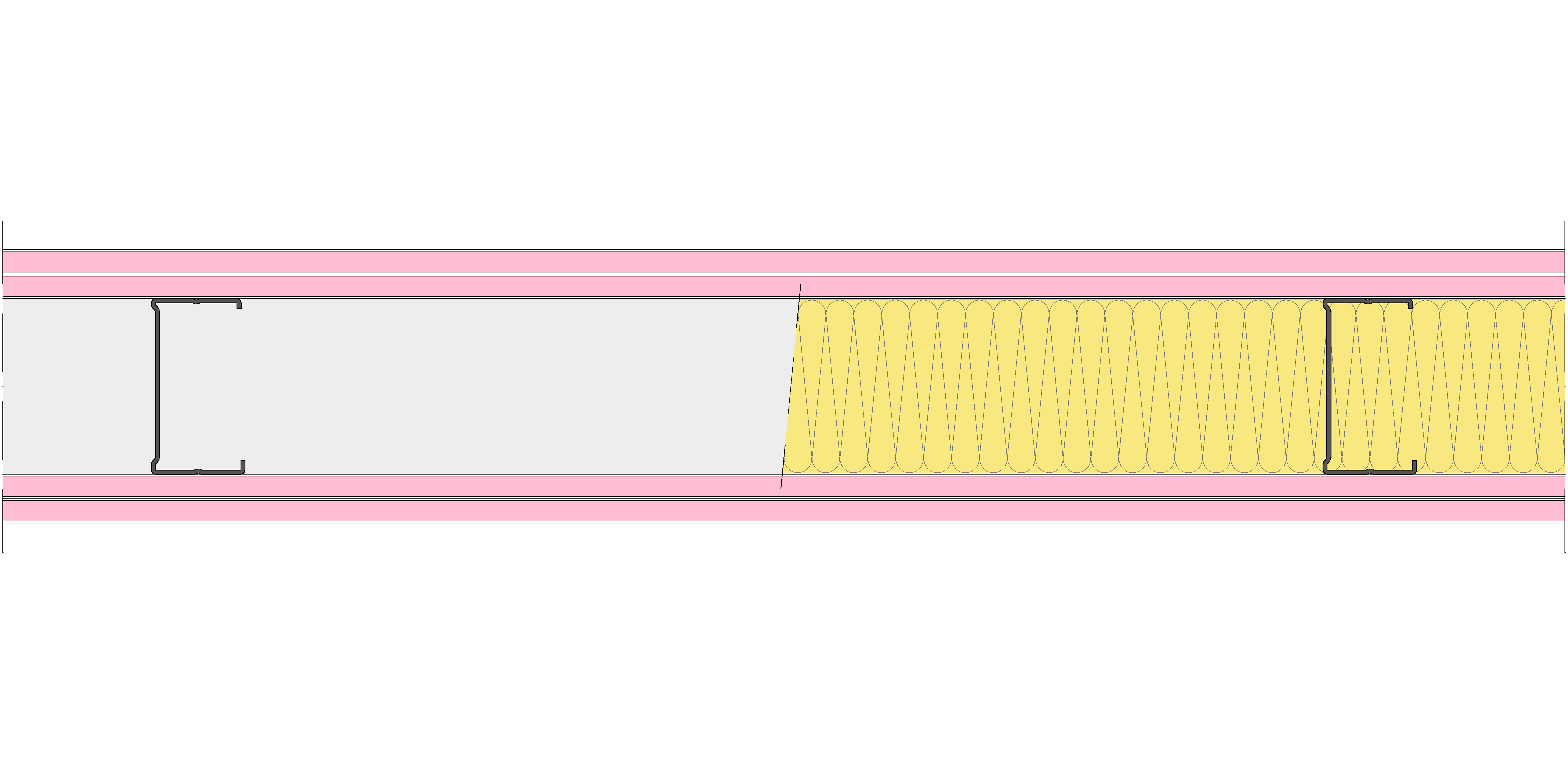 Tabique Pladur® 140/600 (90) 4F MW