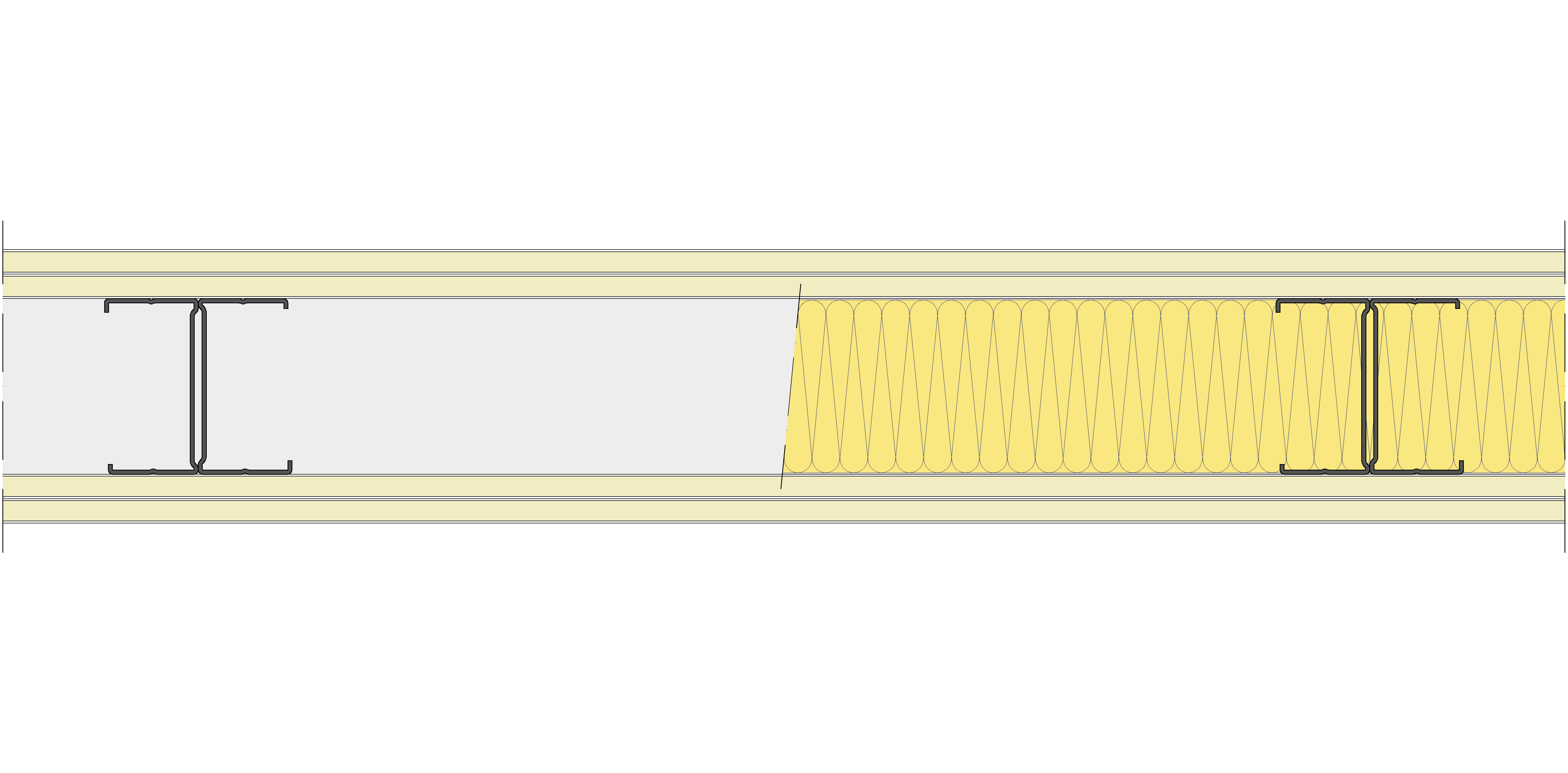 Tabique Pladur® 140/600 (90H) 4N MW