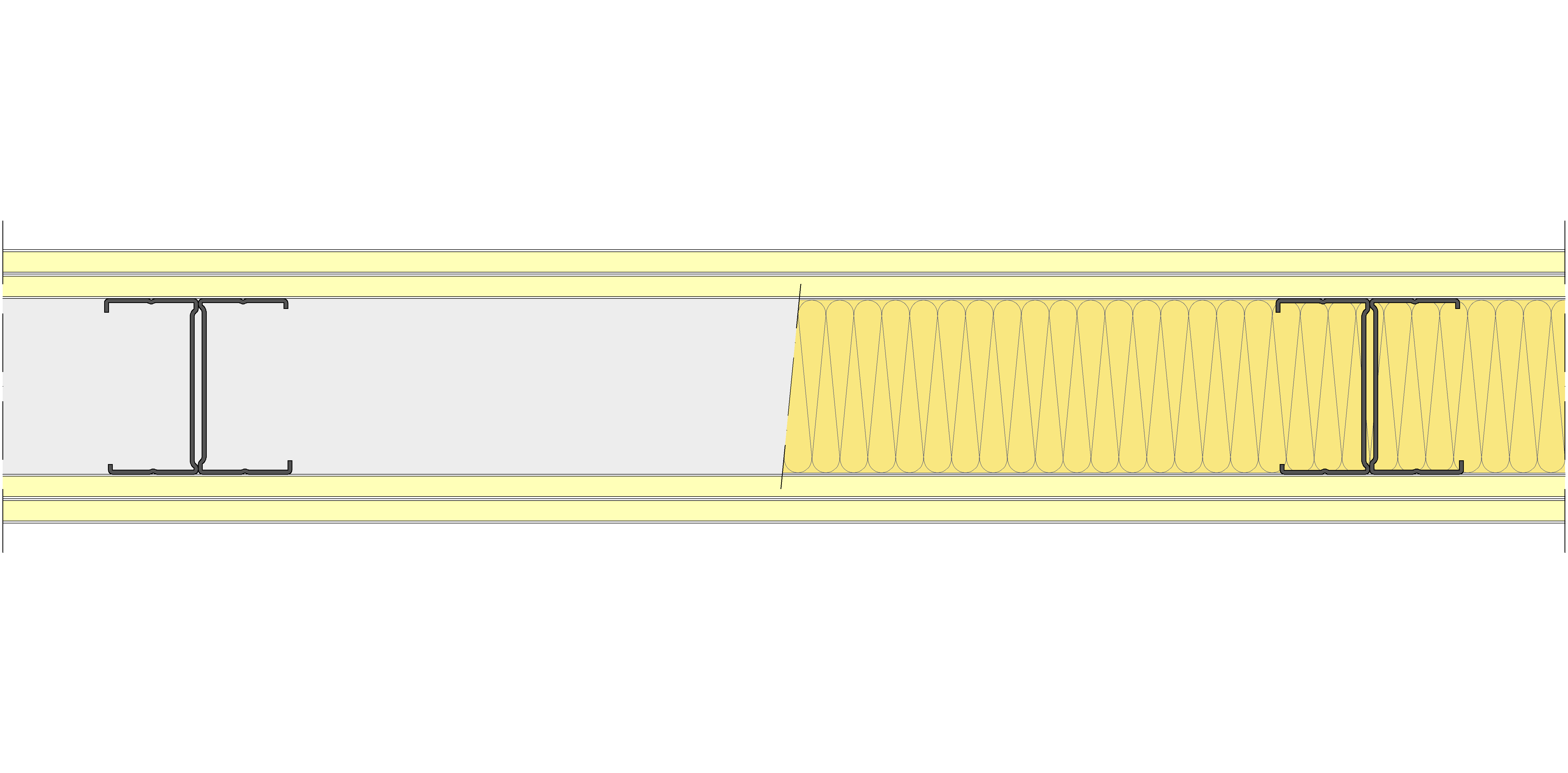 Tabique Pladur® 140/600 (90H) 4I MW