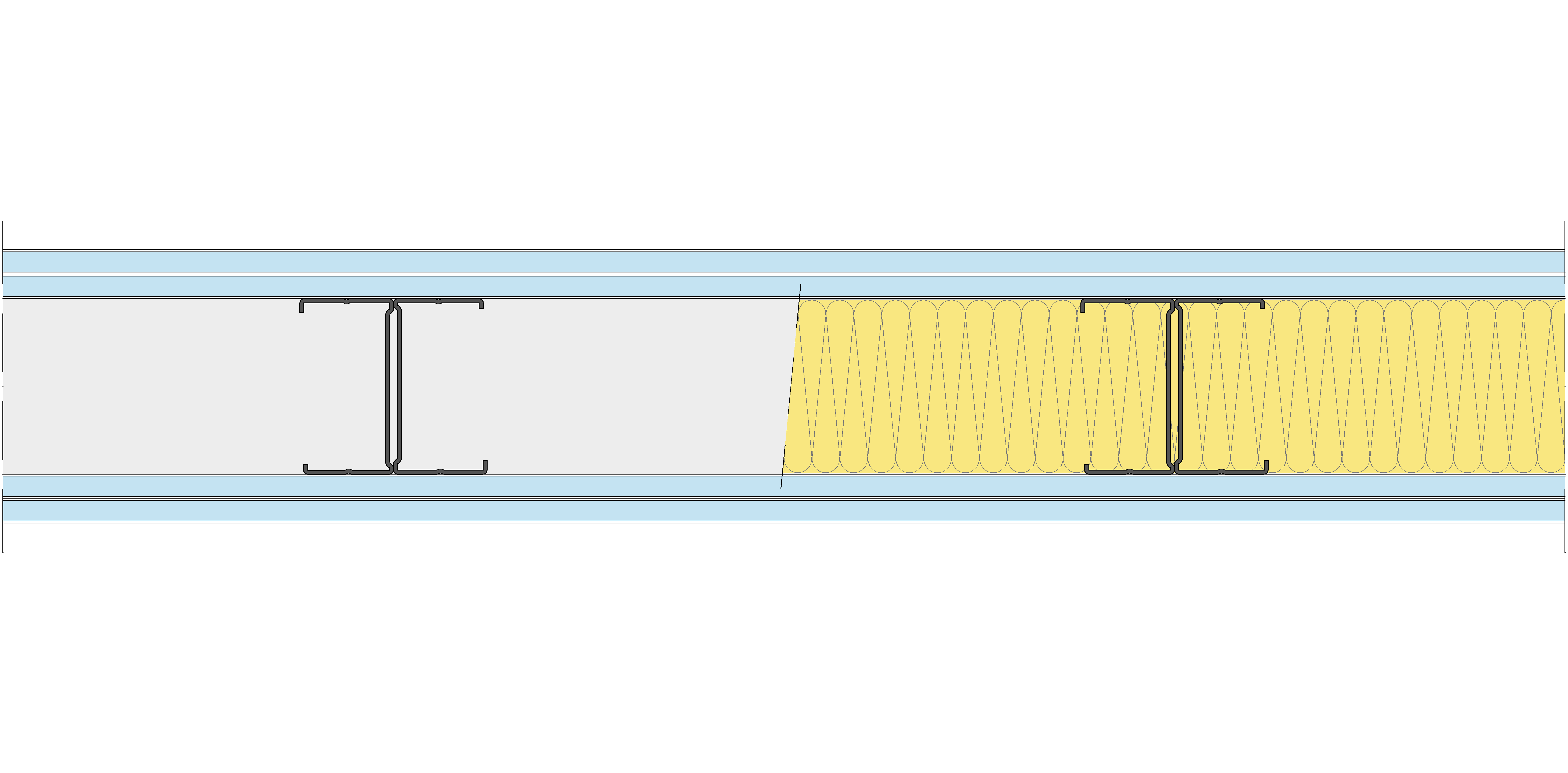 Tabique Pladur® 140/400 (90H) 4OMNIA MW