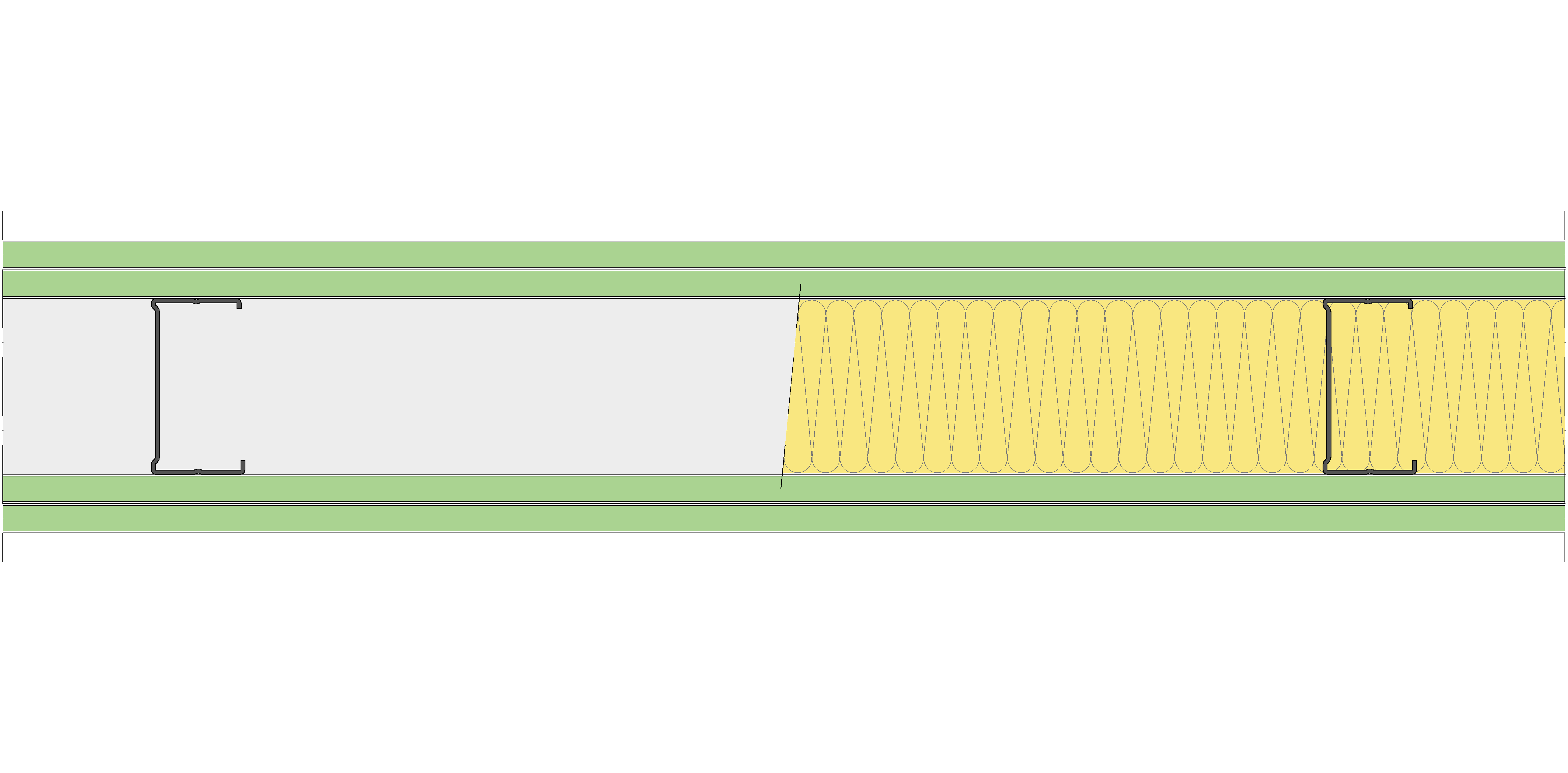 Tabique Pladur® 150/600 (90) 4H1 MW