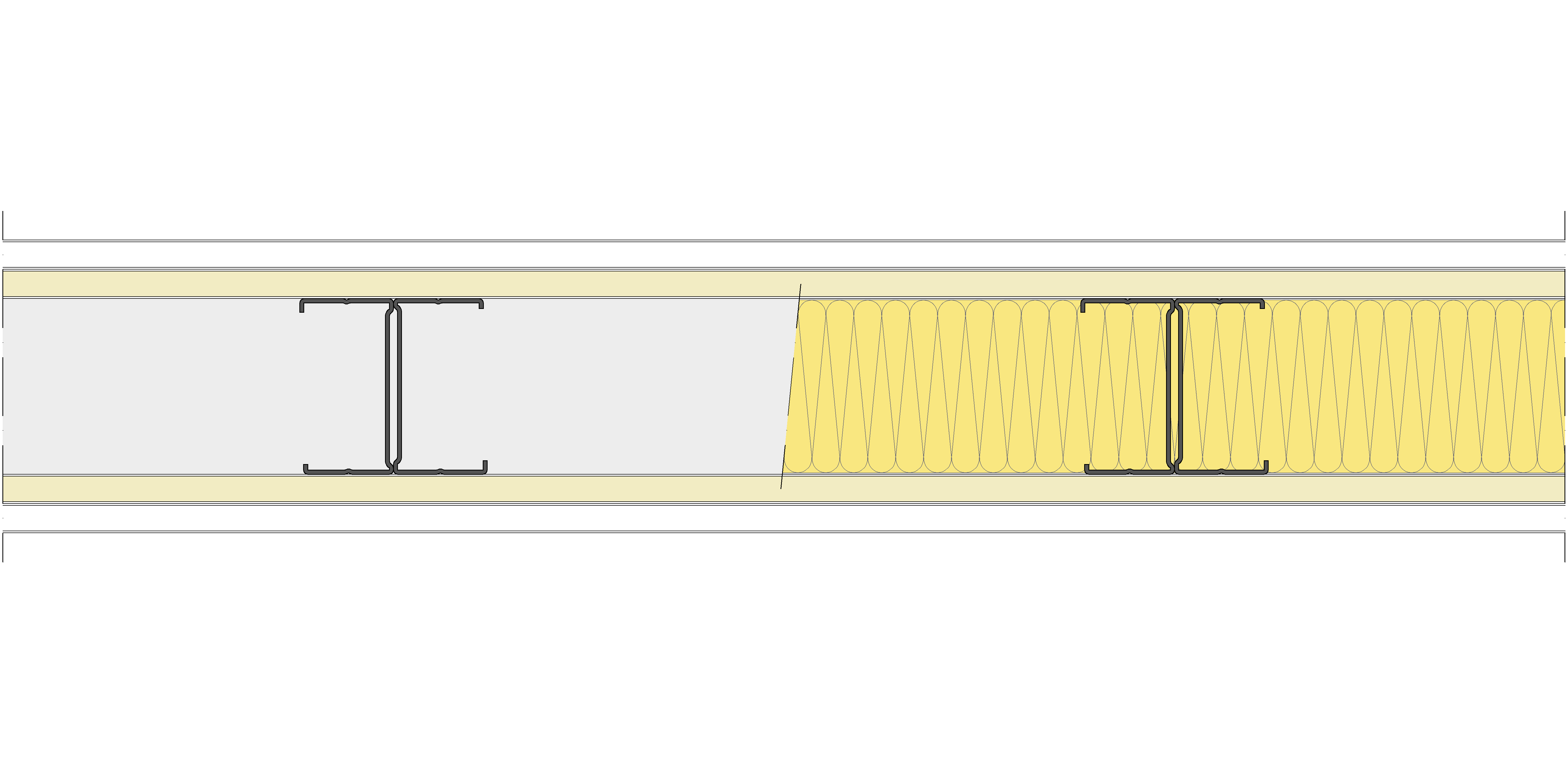 Tabique Pladur® 150/400 (90H) 1N A1-2N-1N A1 MW
