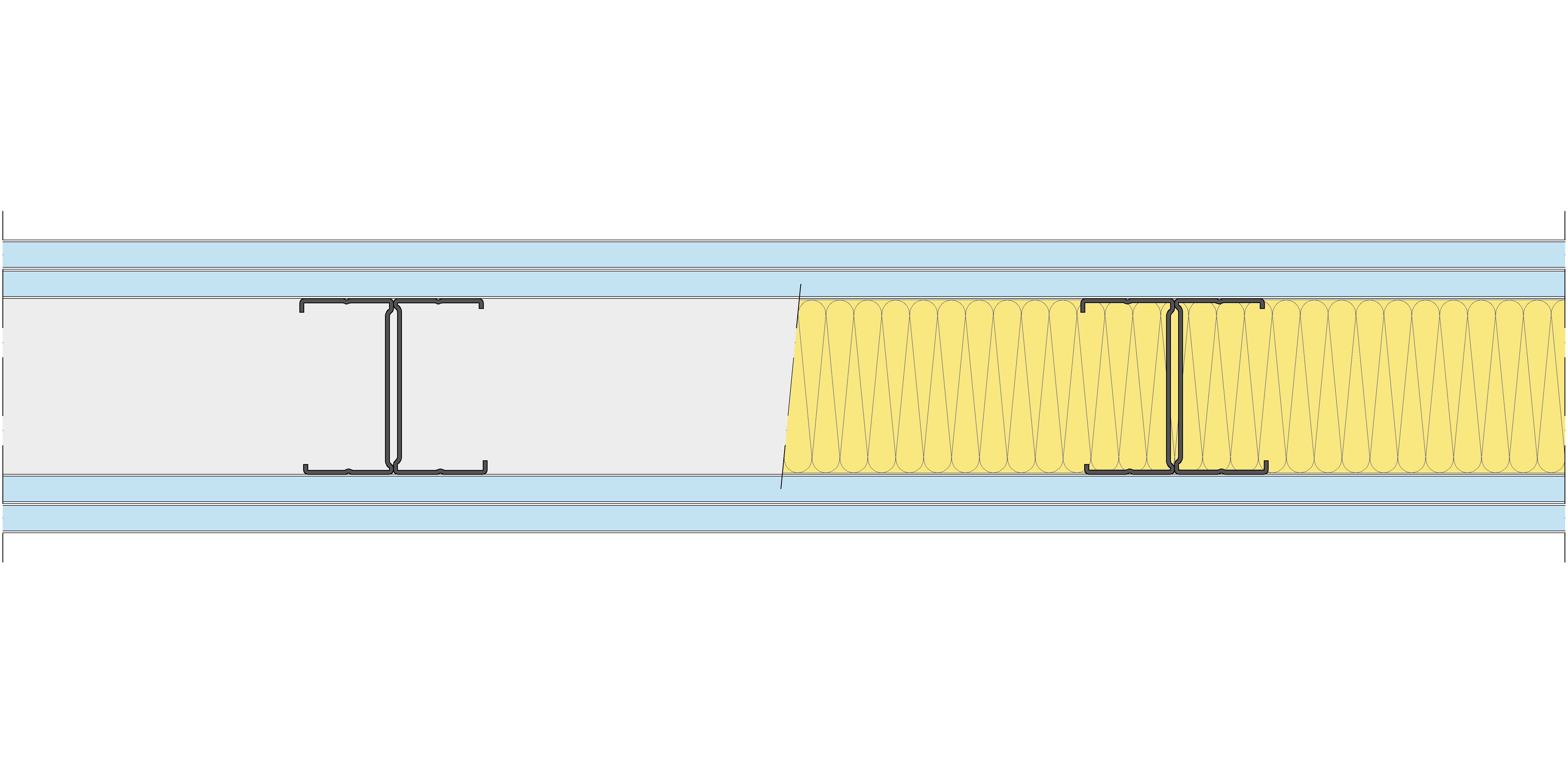 Tabique Pladur® 150/400 (90H) 4OMNIA MW