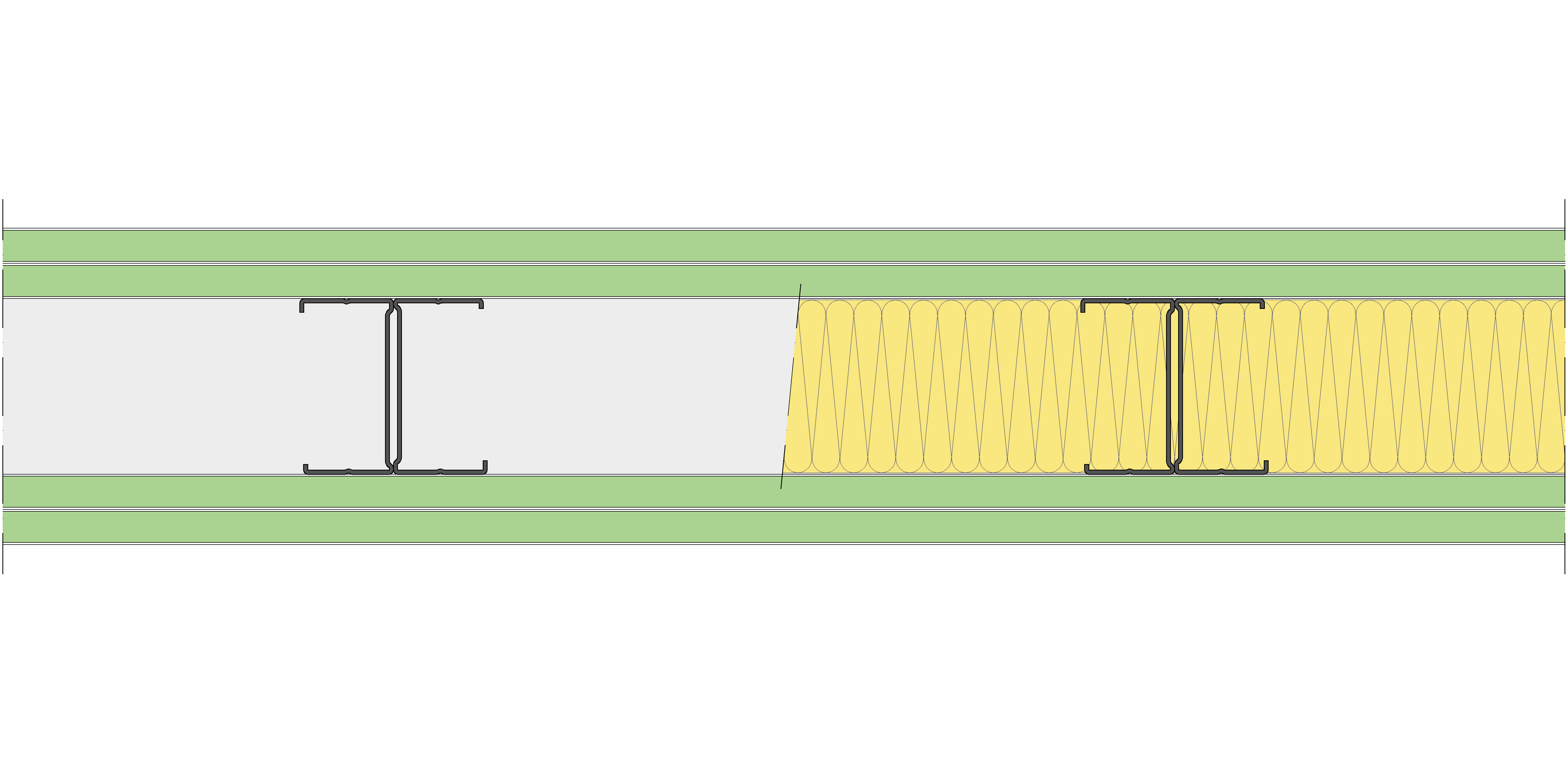 Tabique Pladur® 162/400 (90H) 4H1 MW