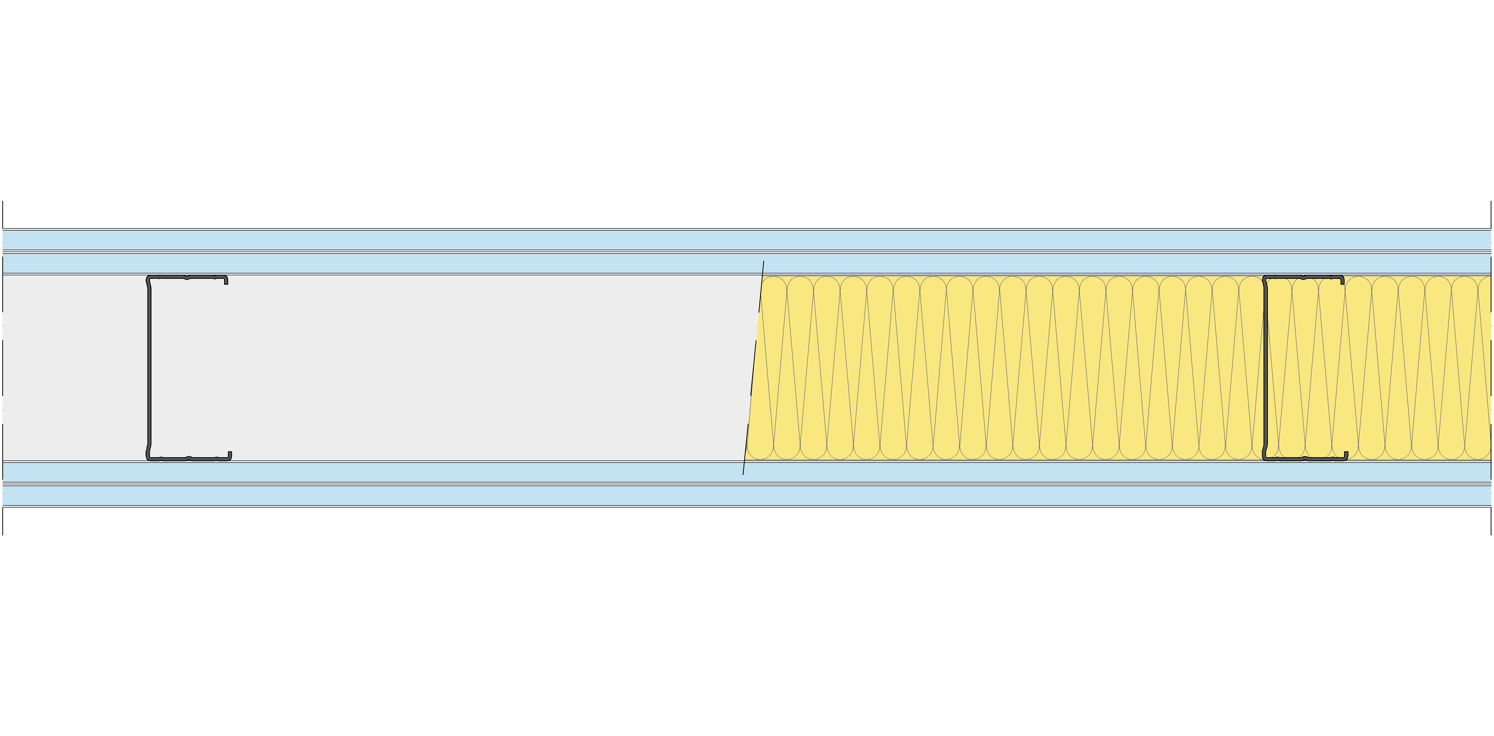 Tabique Pladur® 150/600 (100-45) 4OMNIA MW