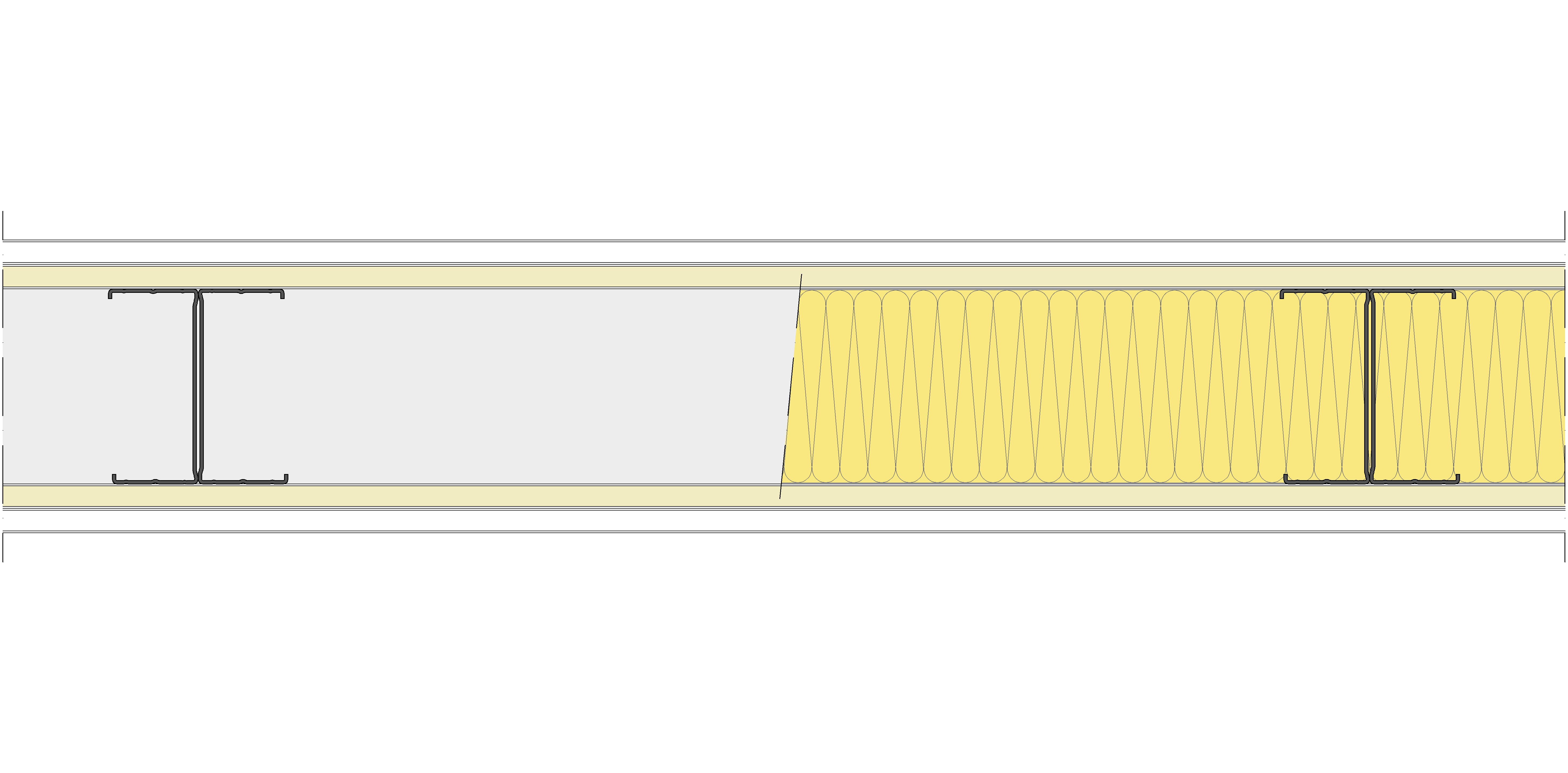 Tabique Pladur® 150/600 (100-45H) 1N A1-2N-1N A1 MW