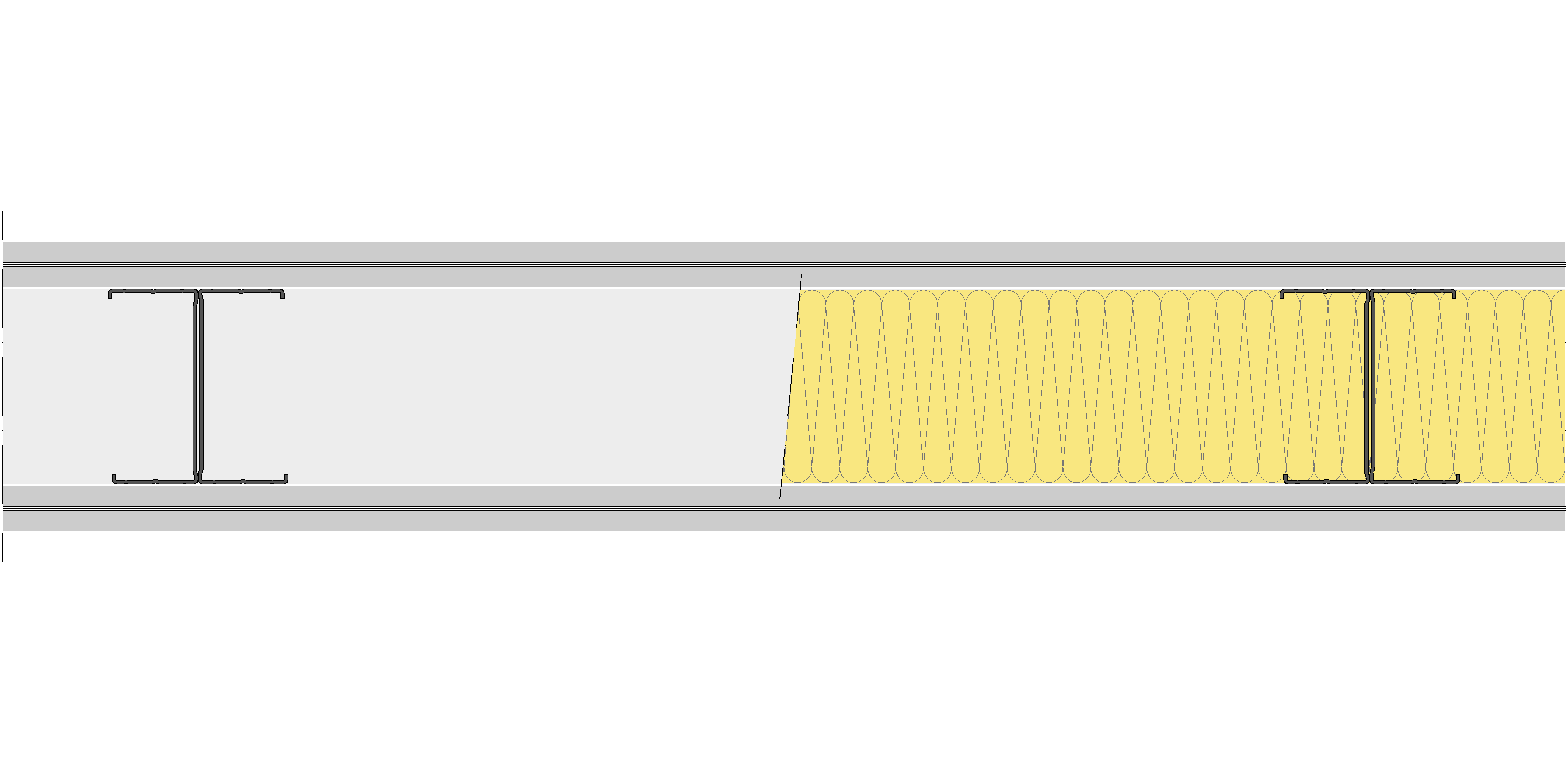 Tabique Pladur® 150/600 (100-45H) 4SOLIDTEX MW