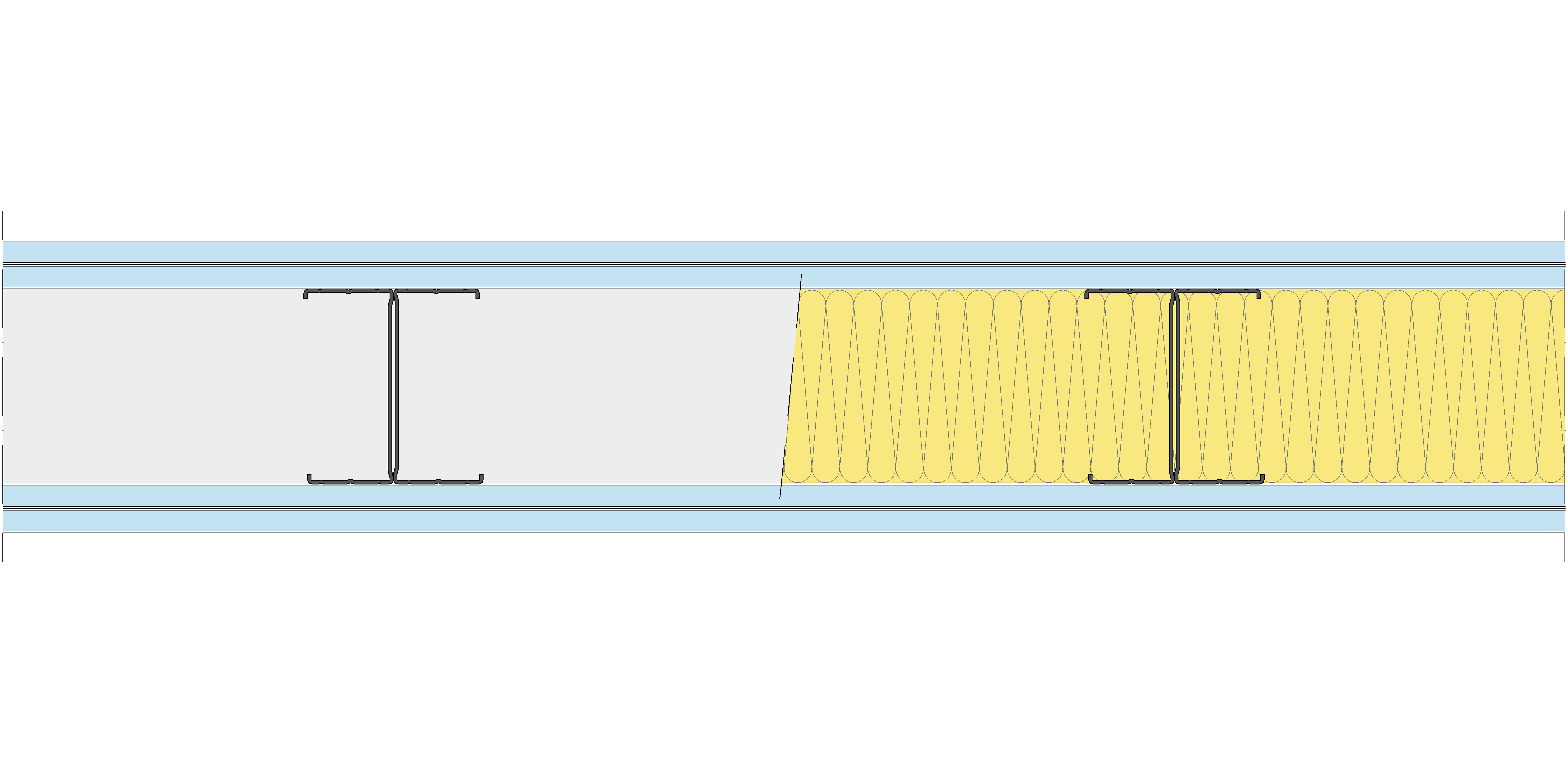 Tabique Pladur® 150/400 (100-45H) 4OMNIA MW