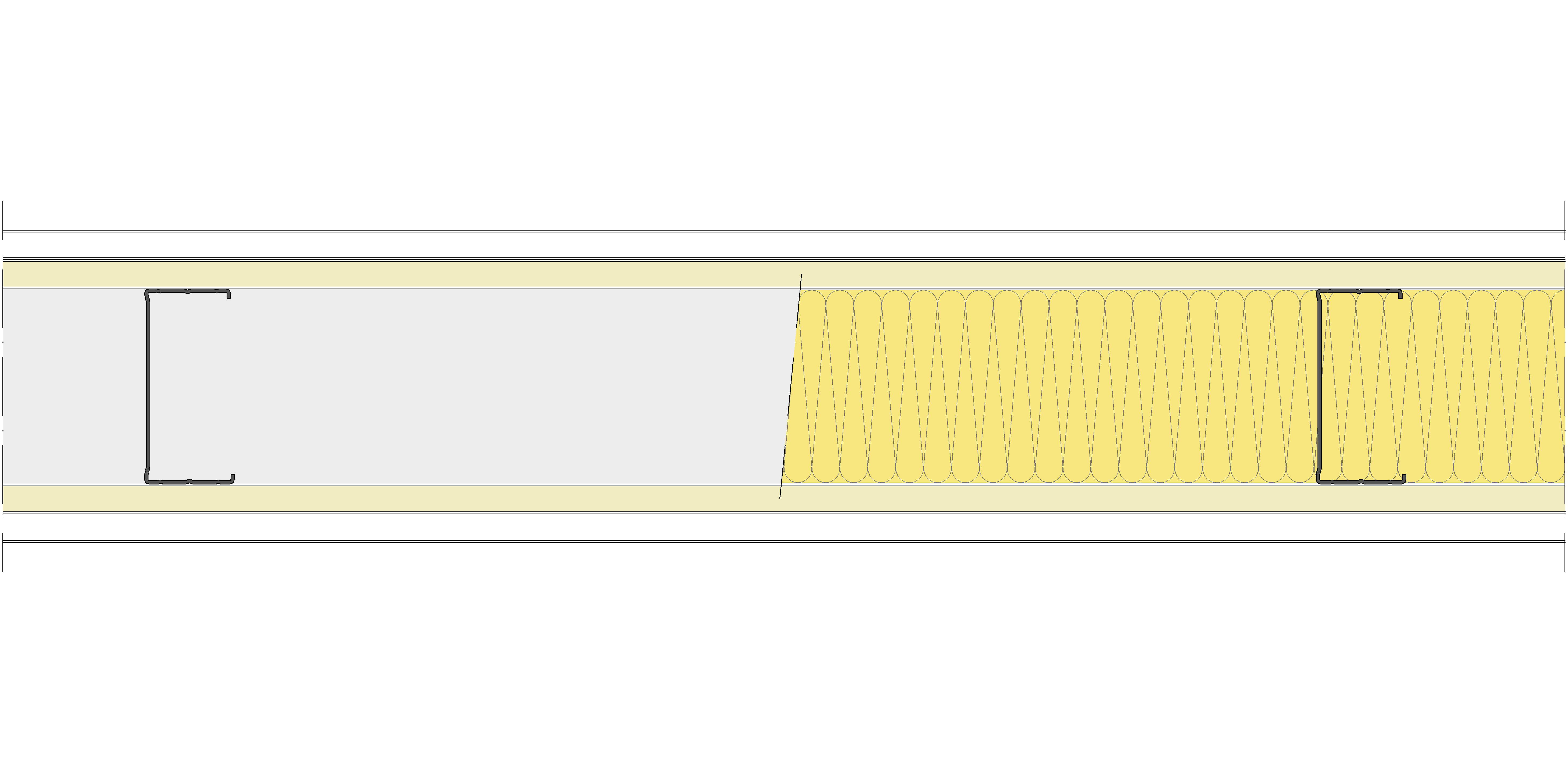 Tabique Pladur® 160/600 (100-45) 1N A1-2N-1N A1 MW