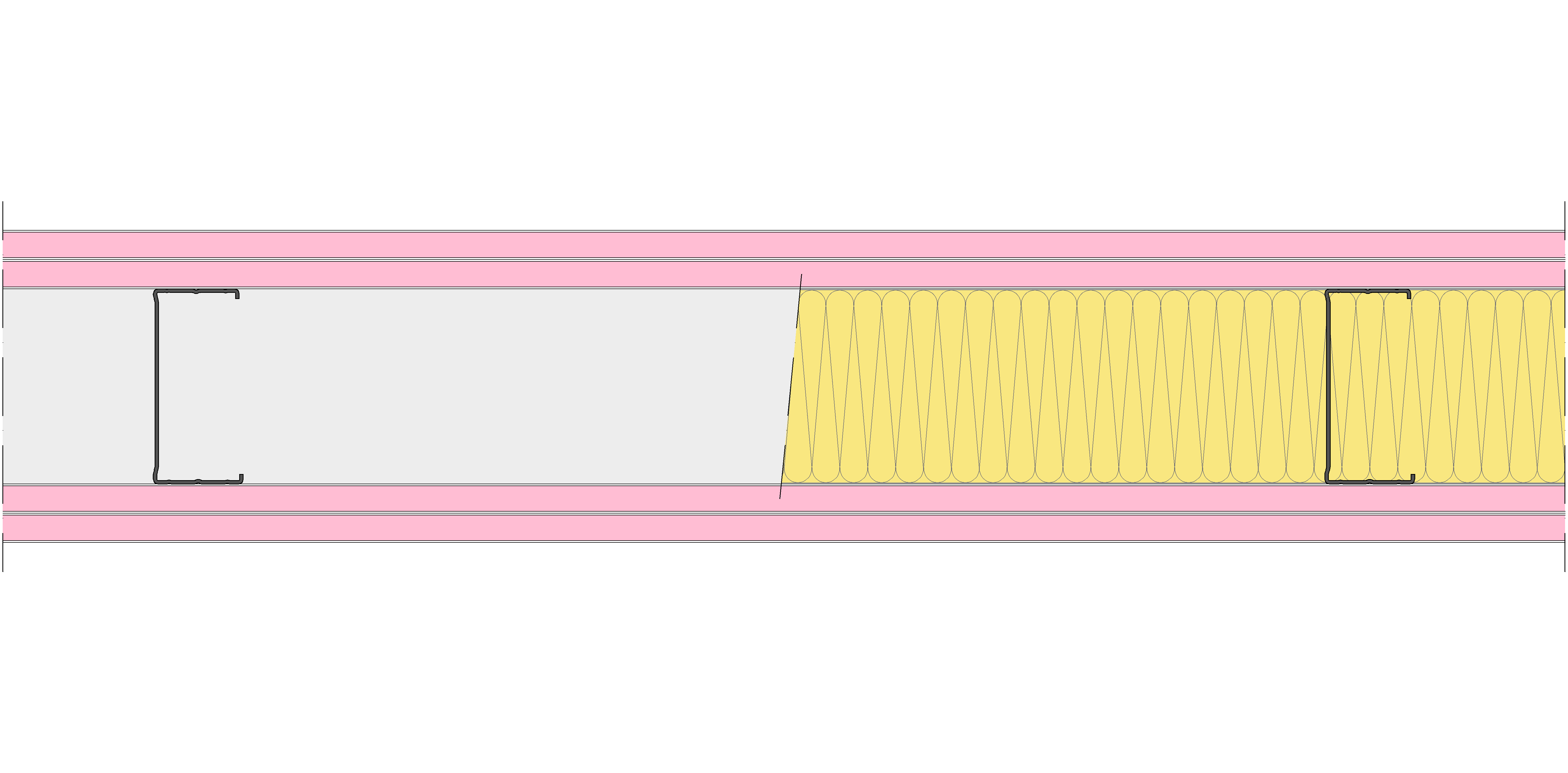 Tabique Pladur® 160/600 (100-45) 4F MW