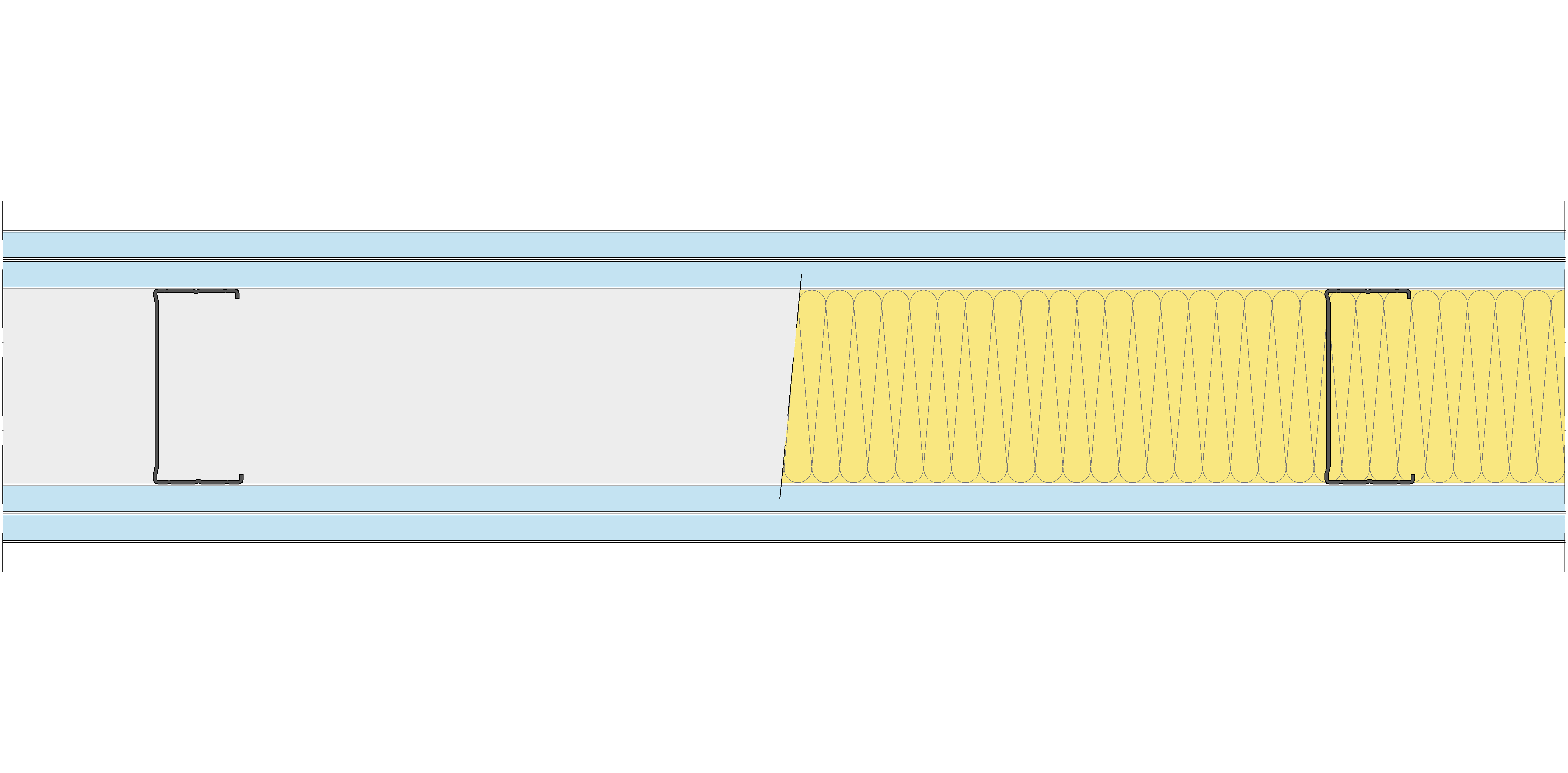 Tabique Pladur® 160/600 (100-45) 4OMNIA MW