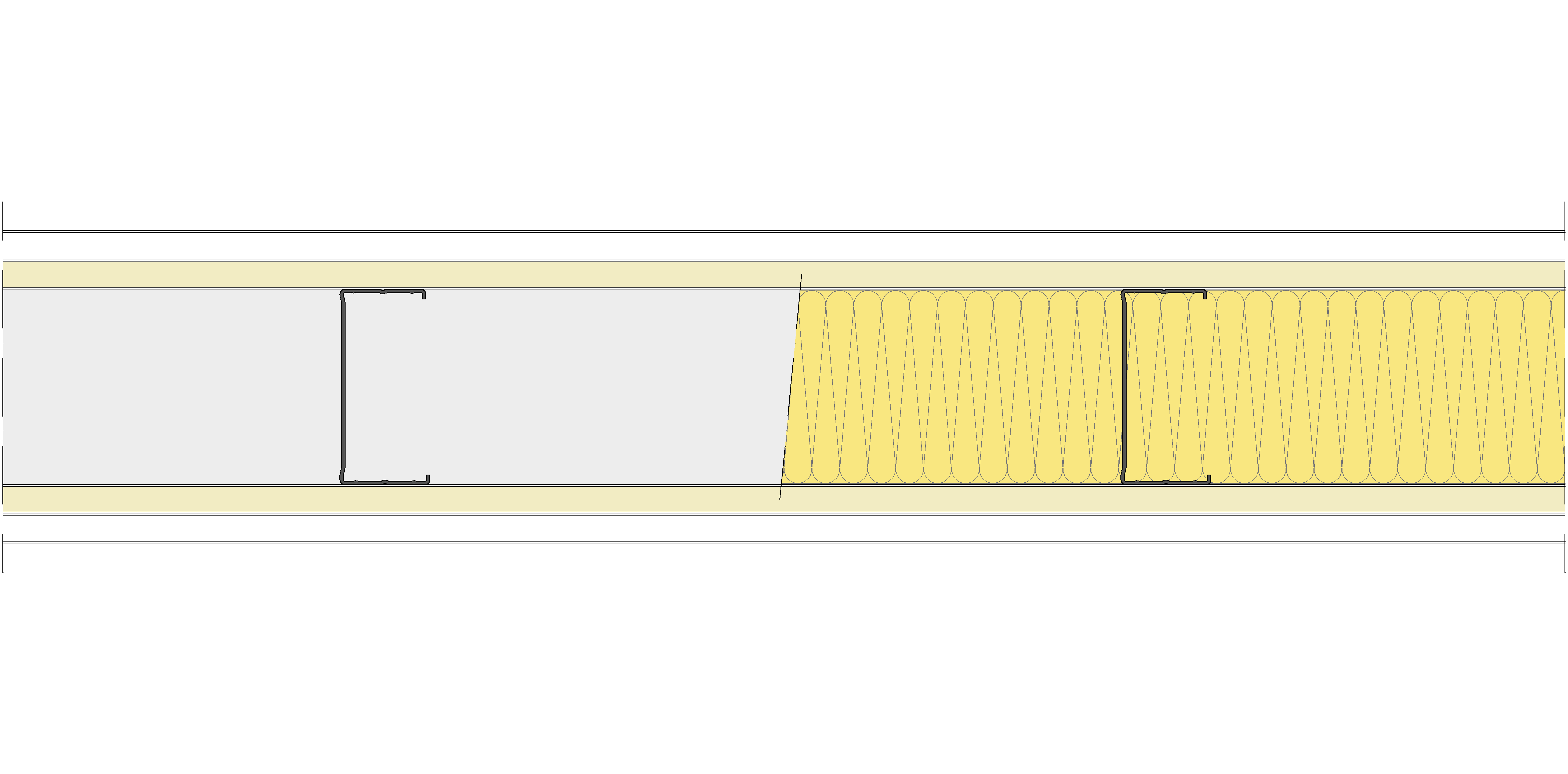 Tabique Pladur® 160/400 (100-45) 1N A1-2N-1N A1 MW