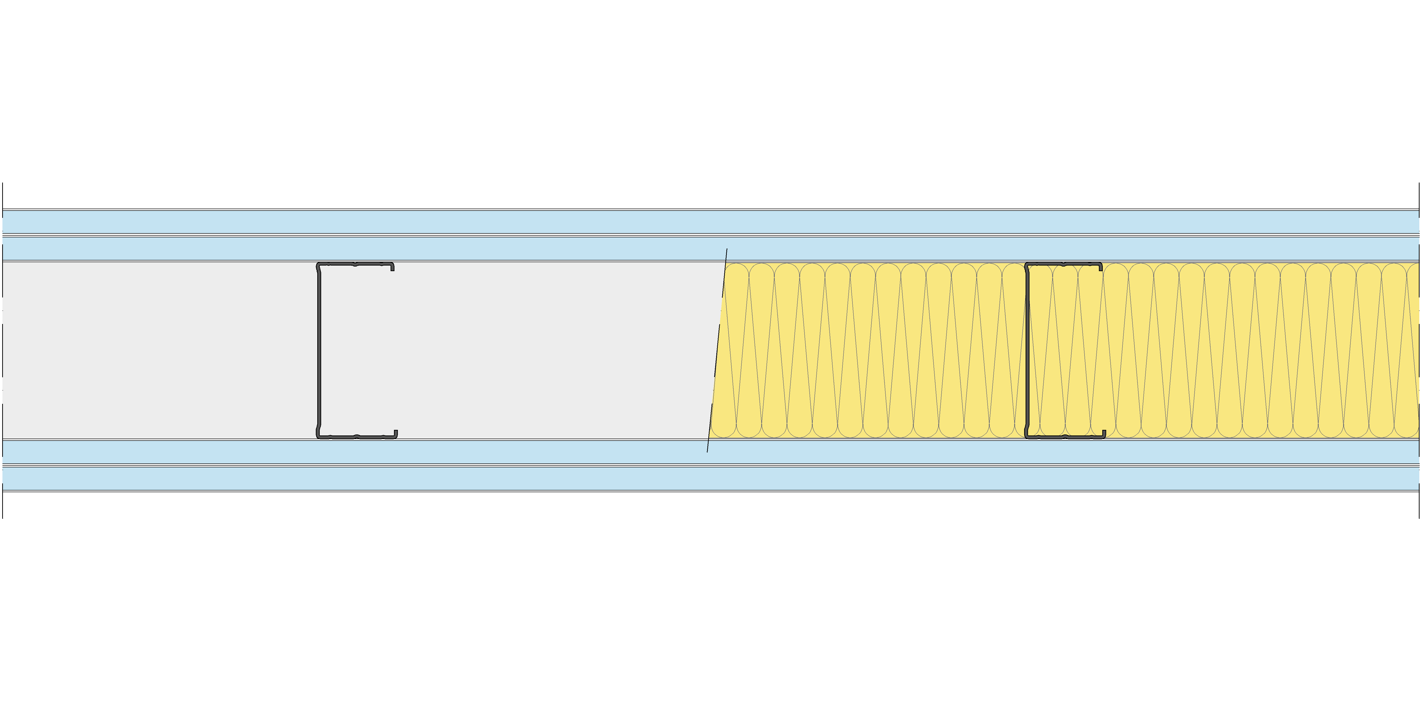 Tabique Pladur® 160/400 (100-45) 4OMNIA MW