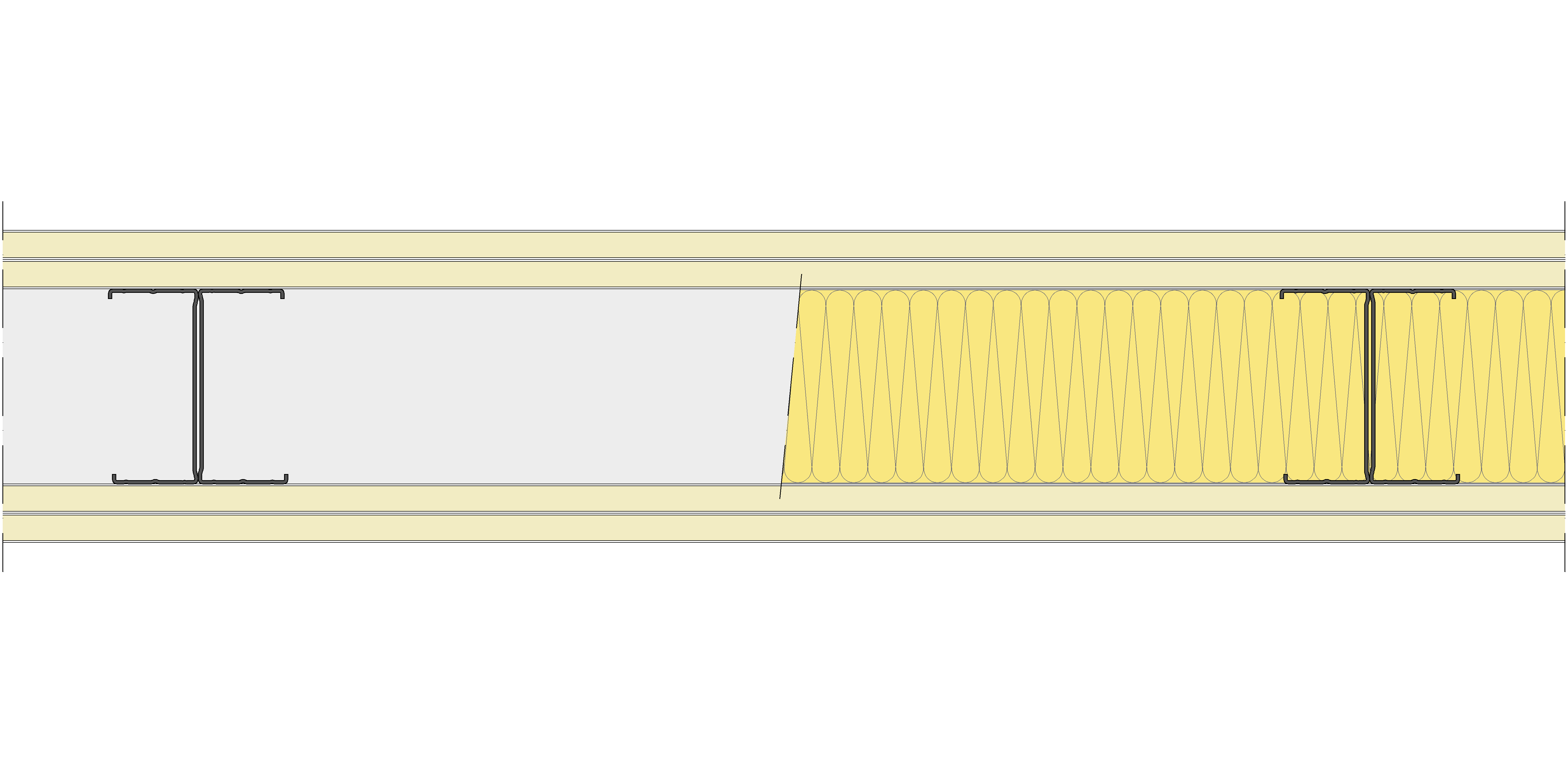 Tabique Pladur® 160/600 (100-45H) 4N MW
