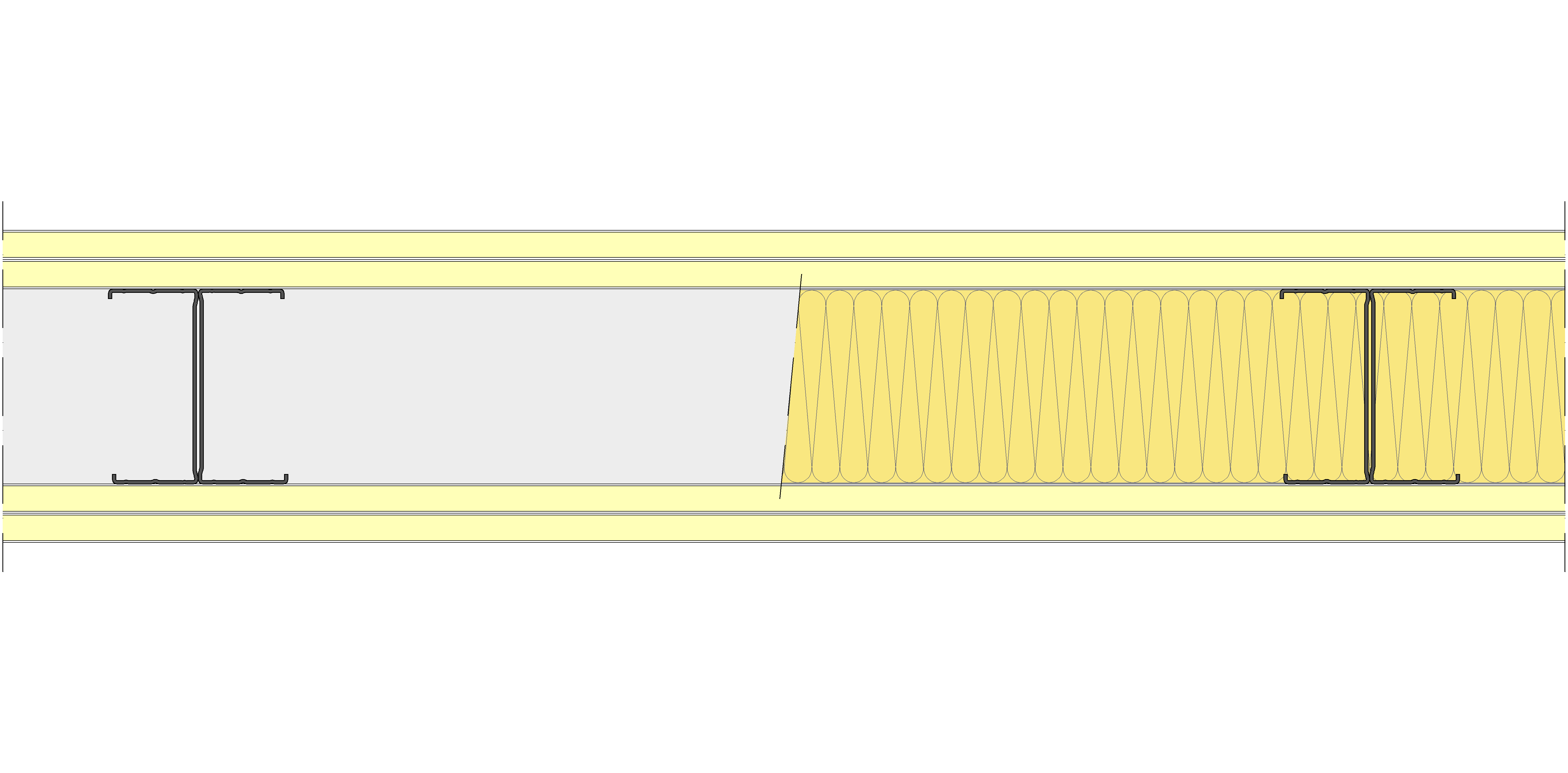 Tabique Pladur® 160/600 (100-45H) 4I MW
