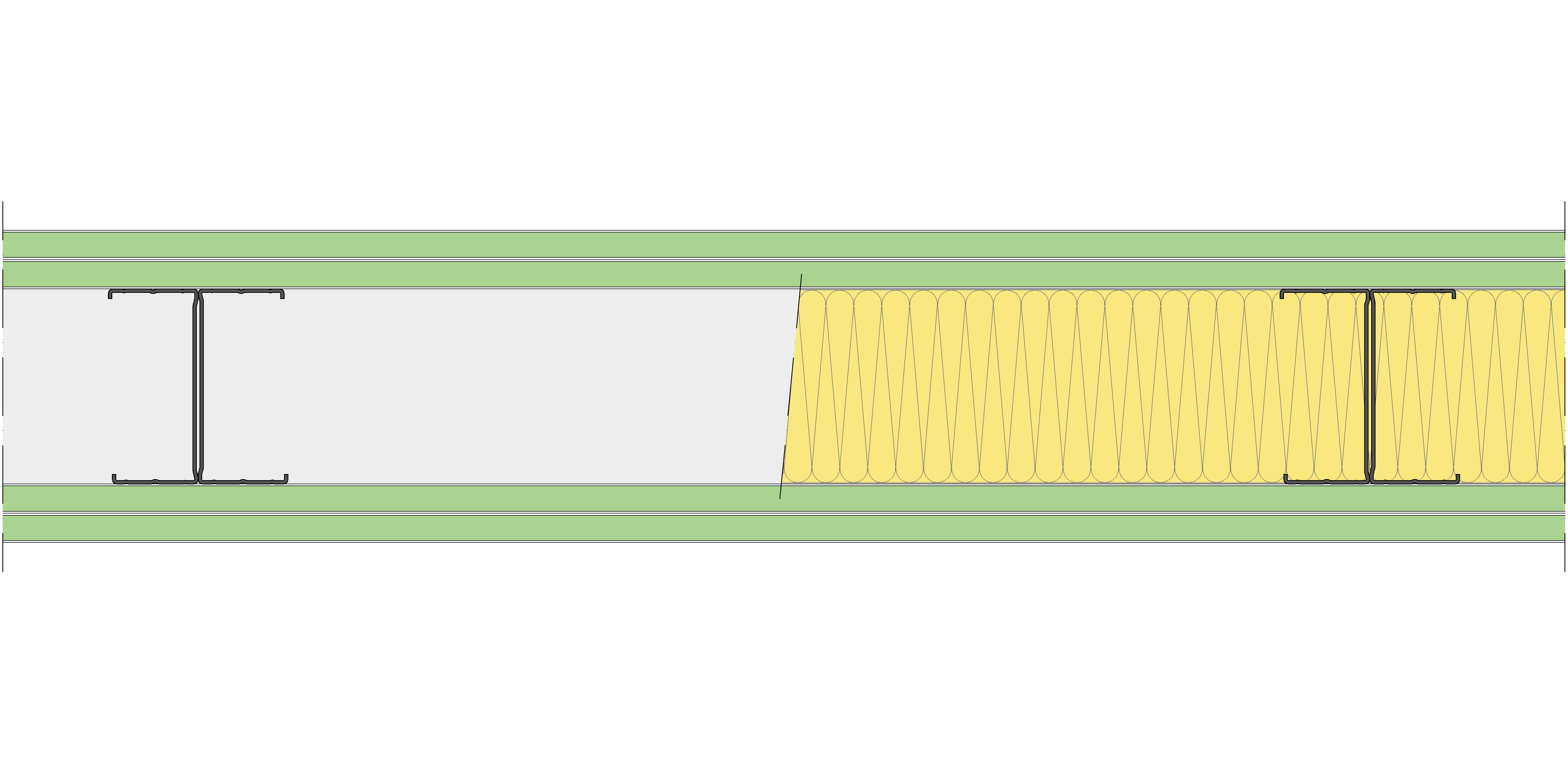 Tabique Pladur® 160/600 (100-45H) 4H1 MW