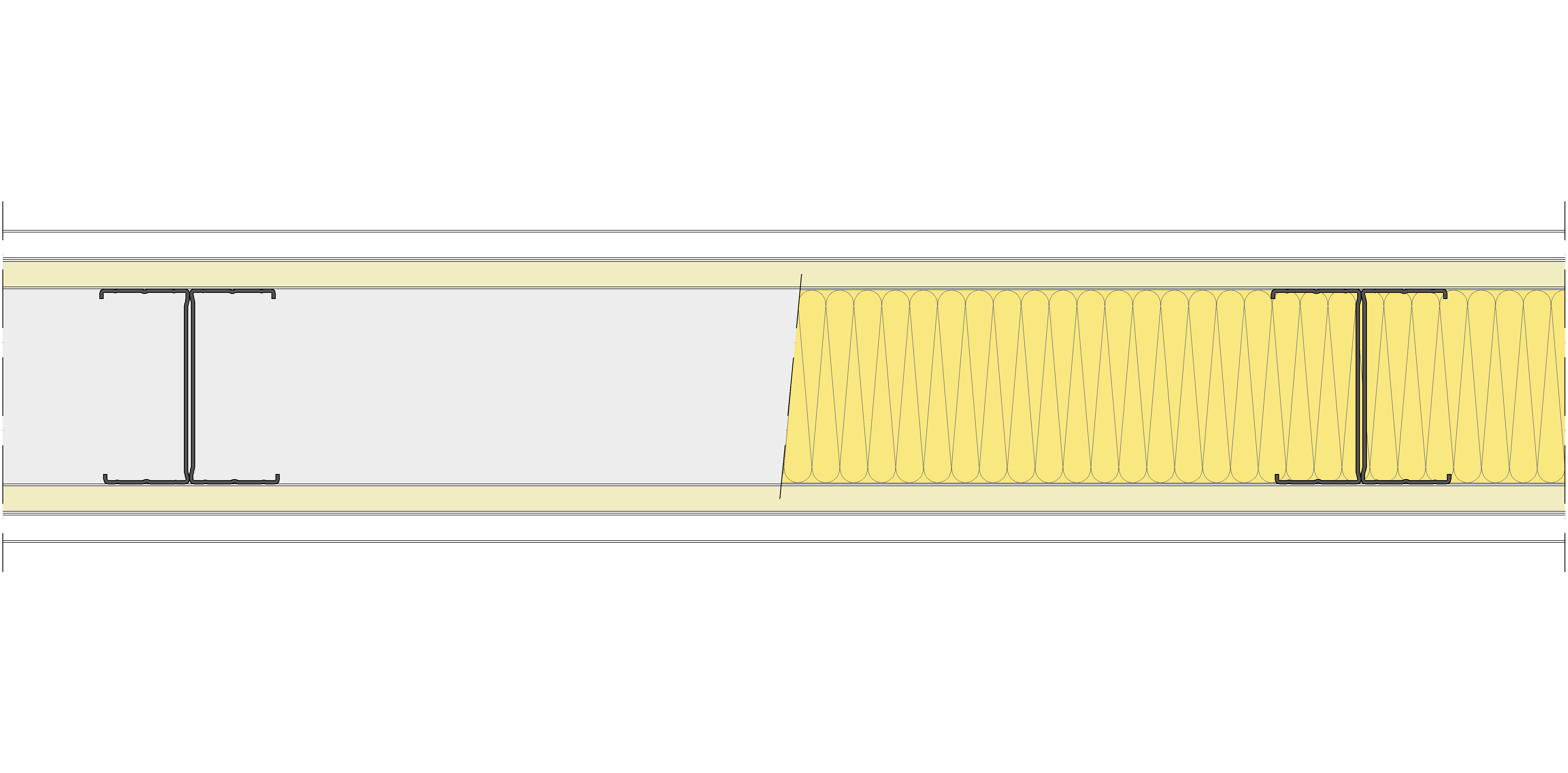 Tabique Pladur® 160/600 (100-45H) 1N A1-2N-1N A1 MW
