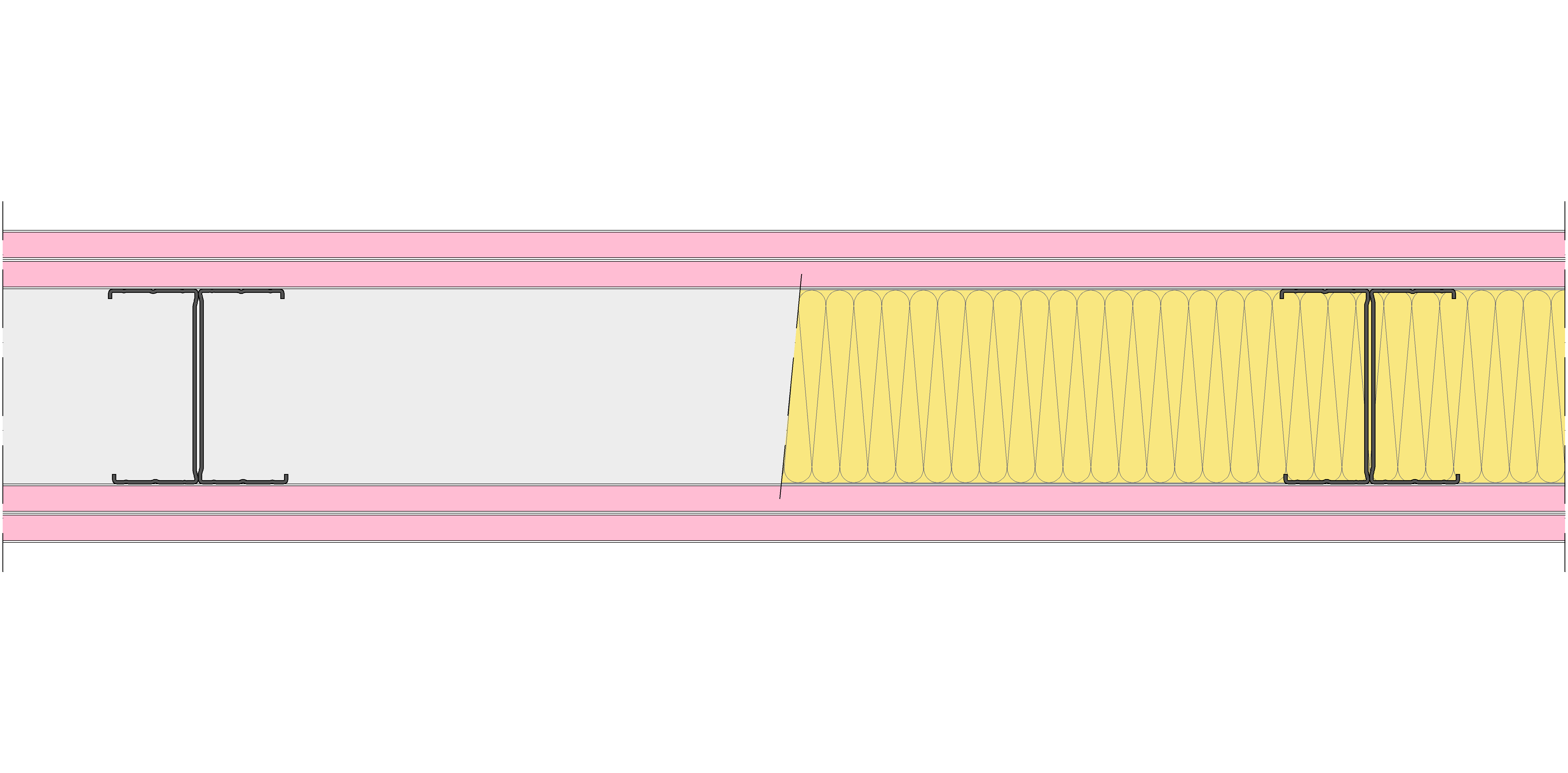 Tabique Pladur® 160/600 (100-45H) 4F MW