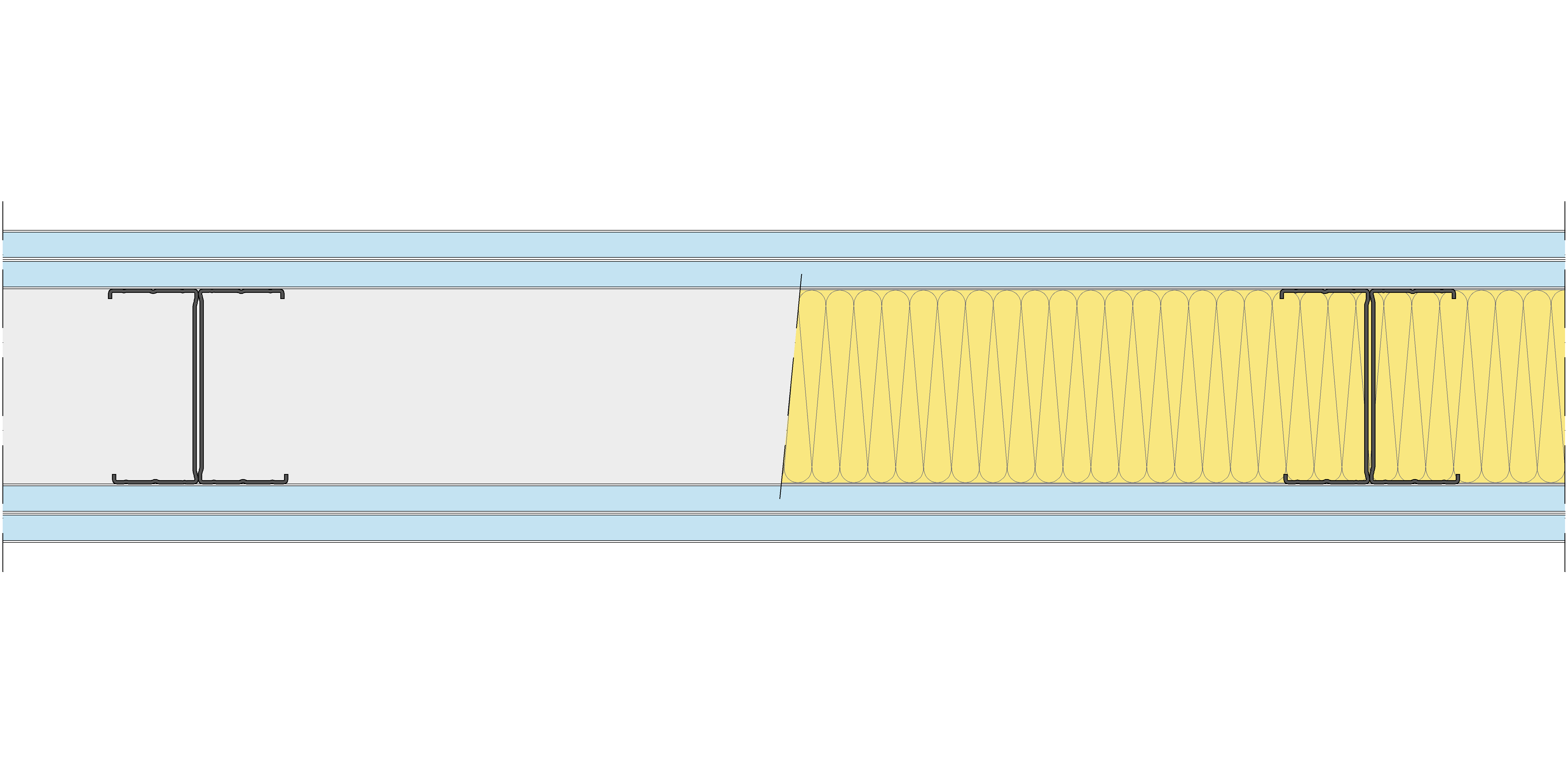 Tabique Pladur® 160/600 (100-45H) 4OMNIA MW