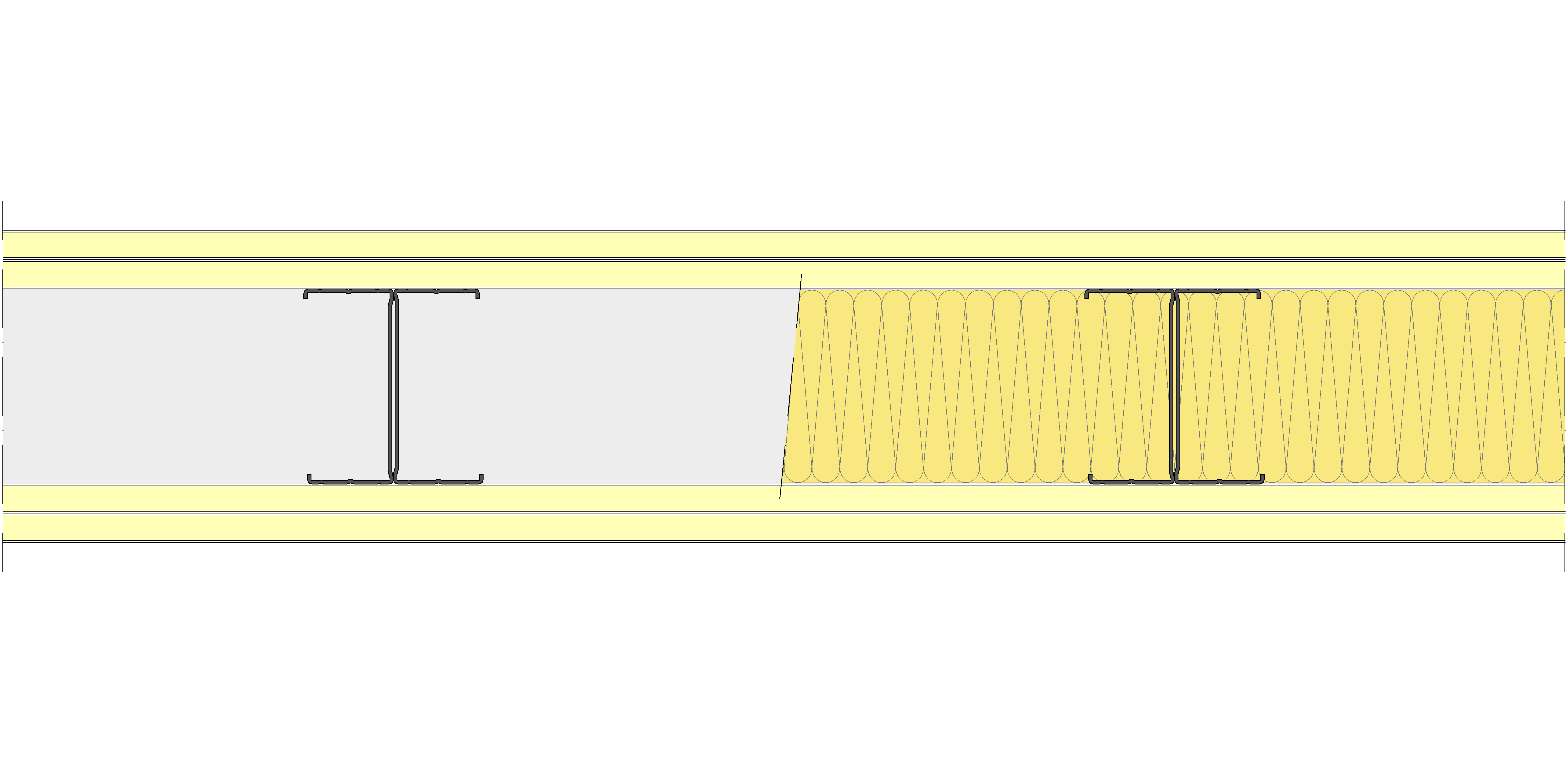 Tabique Pladur® 160/400 (100-45H) 4I MW