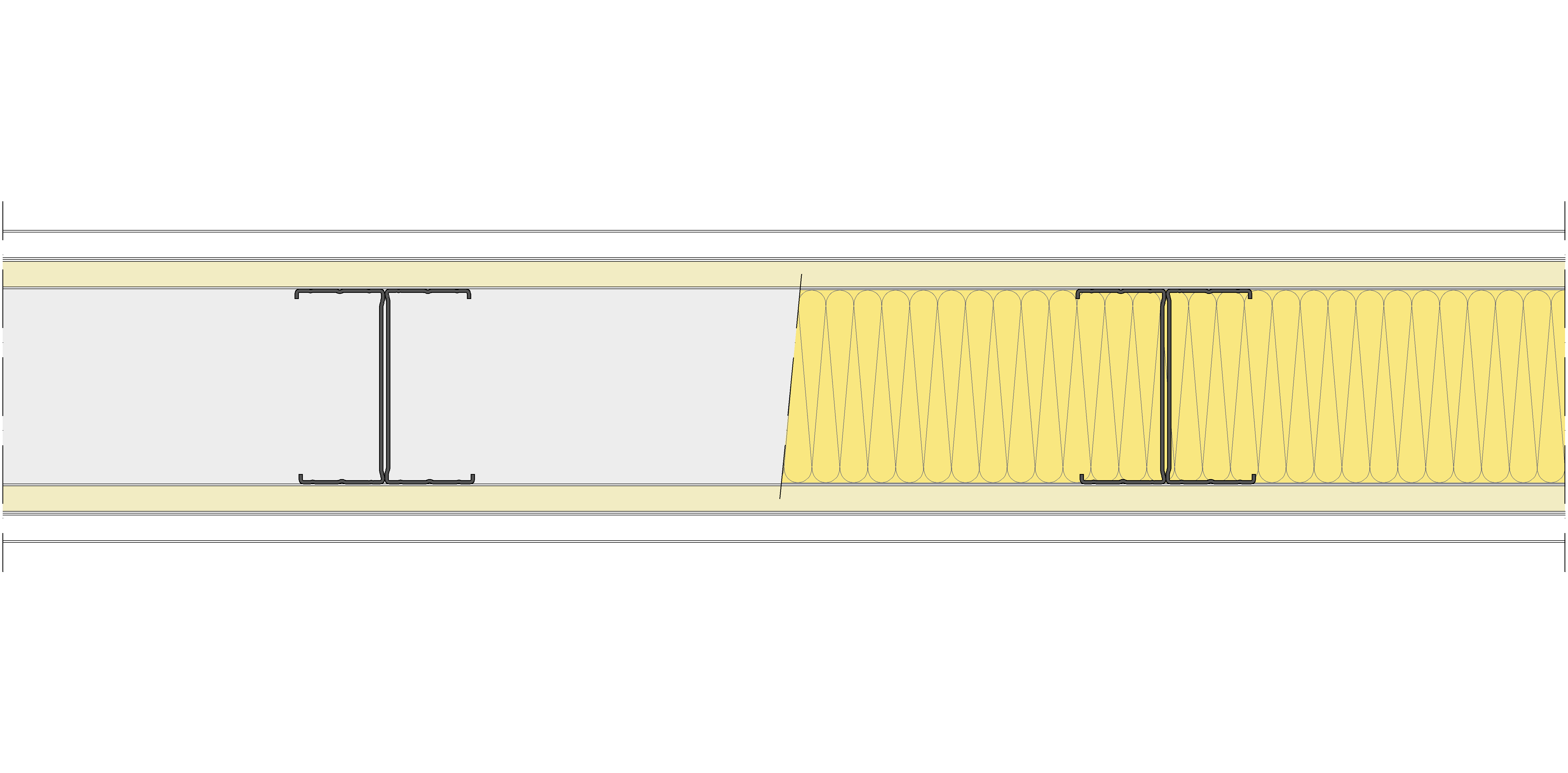 Tabique Pladur® 160/400 (100-45H) 1N A1-2N-1N A1 MW