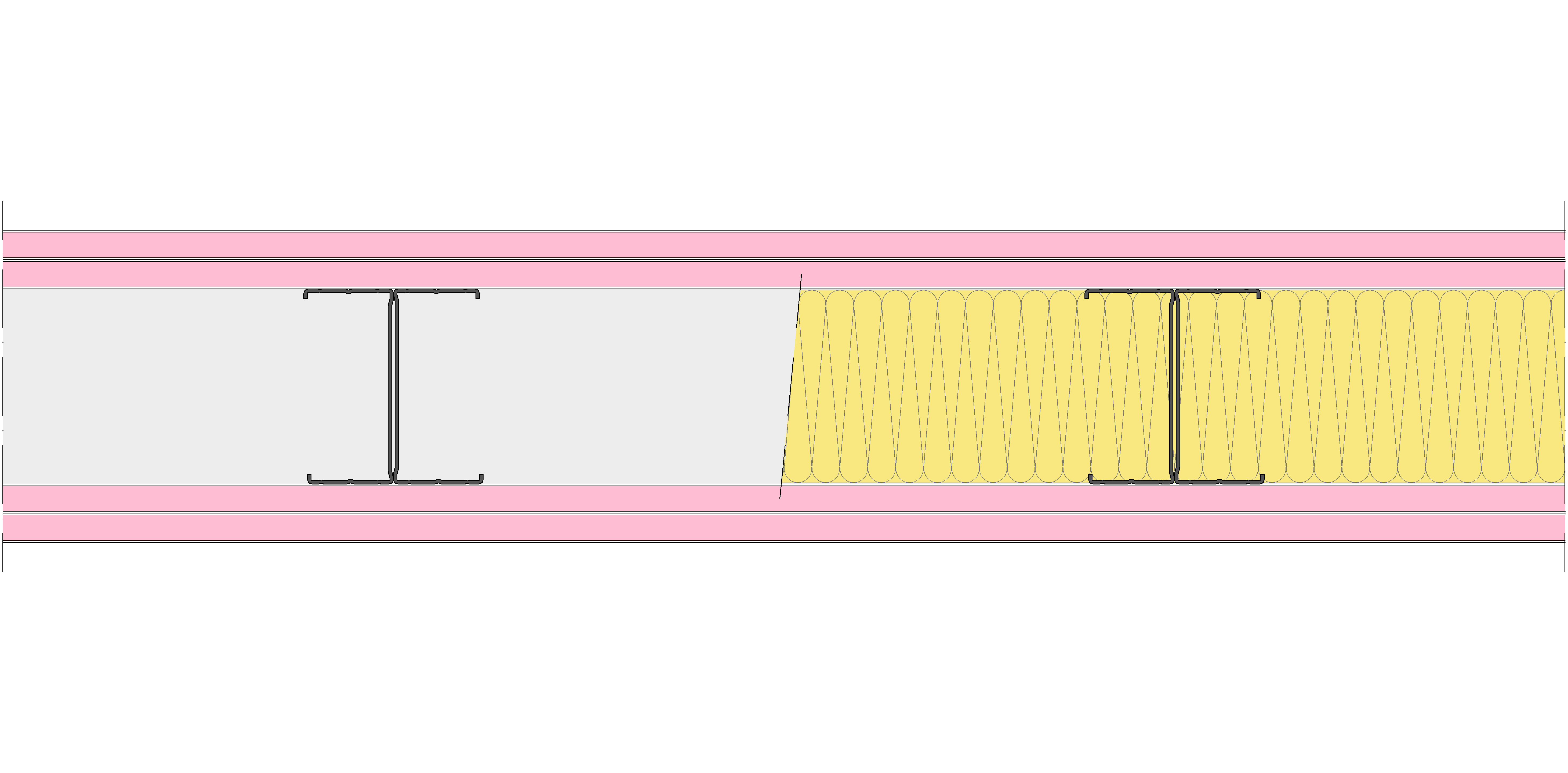 Tabique Pladur® 160/400 (100-45H) 4F MW