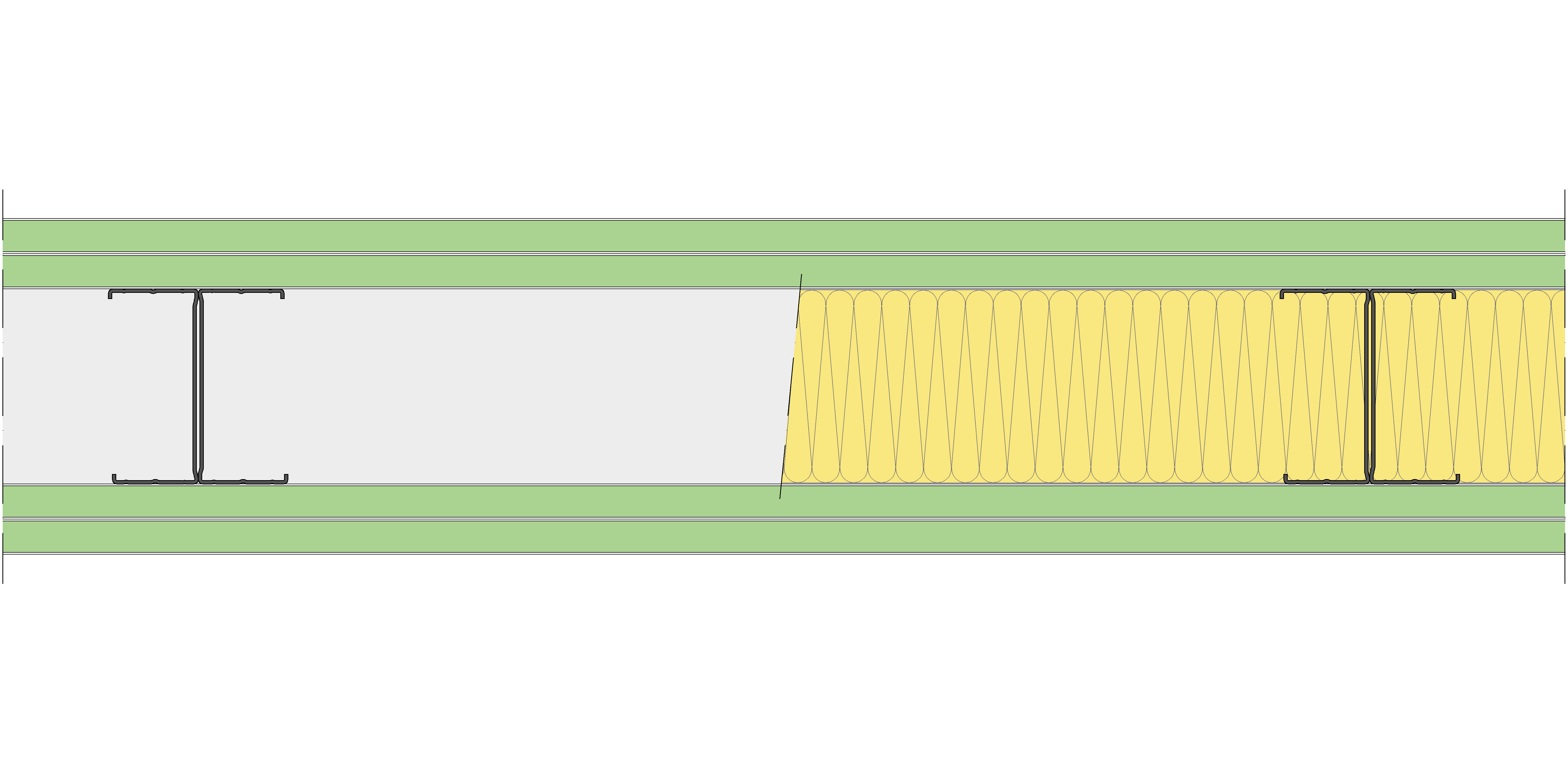 Tabique Pladur® 172/600 (100-45H) 4H1 MW