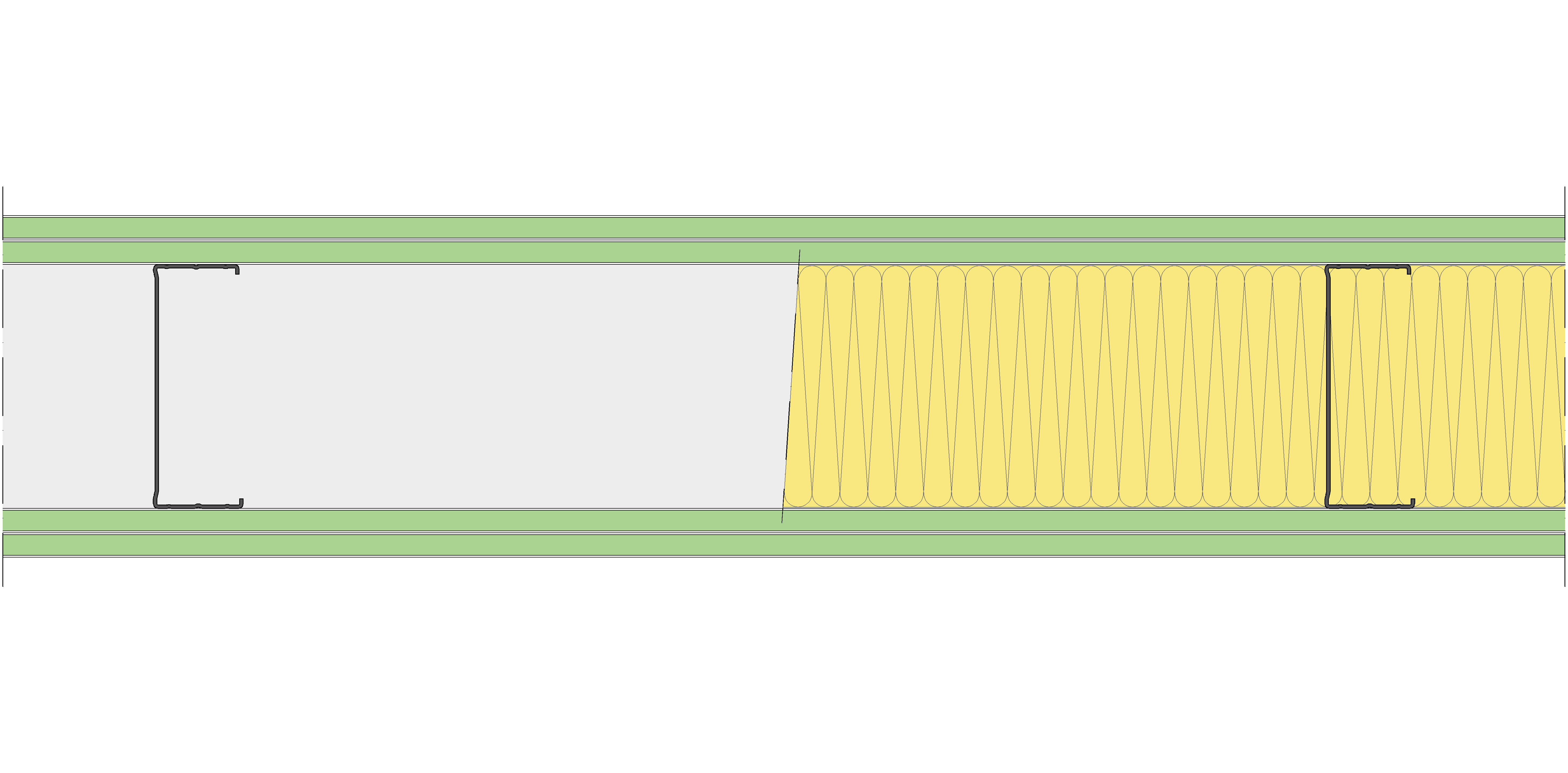 Tabique Pladur® 175/600 (125-45) 4H1 MW