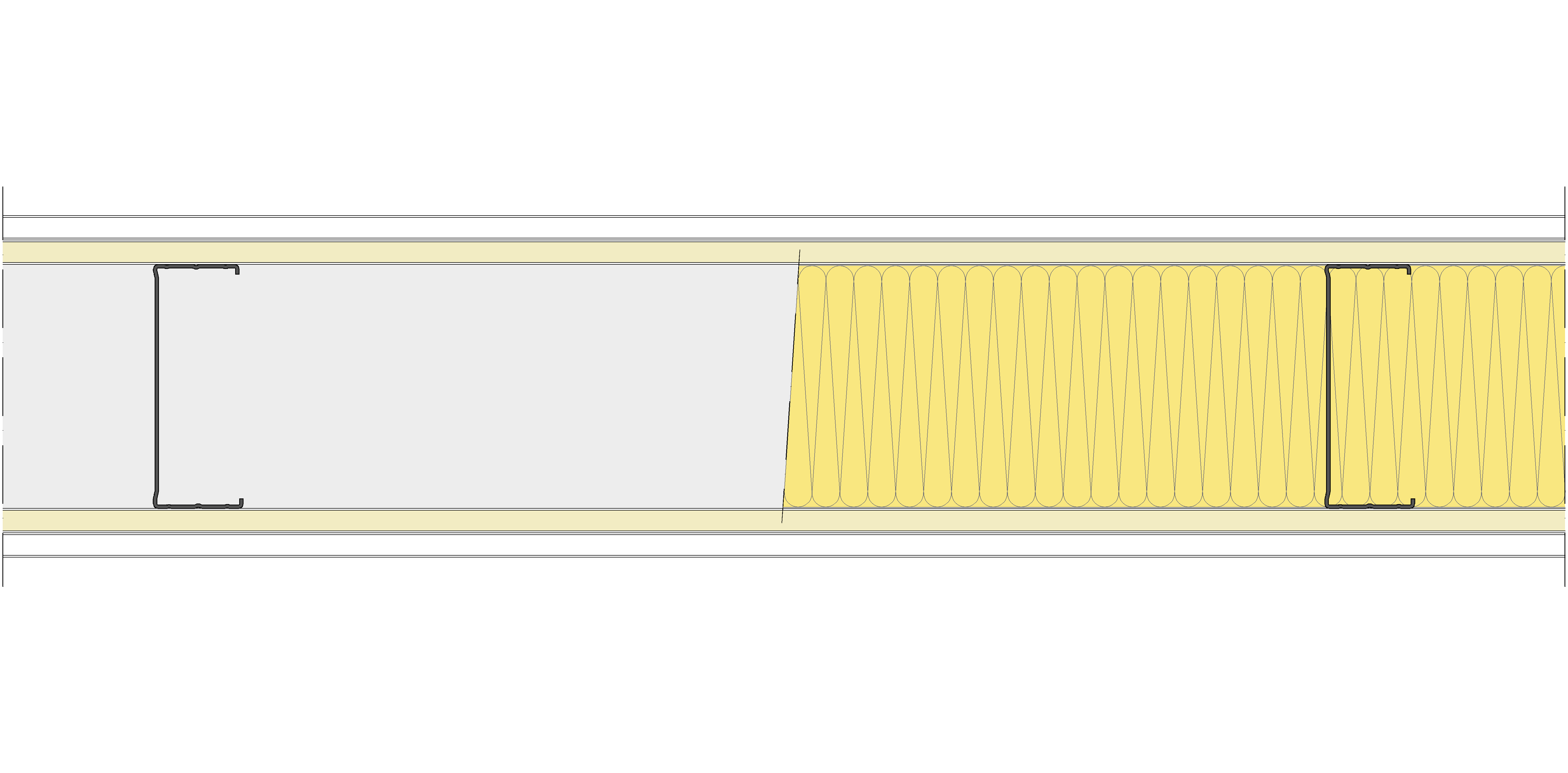 Tabique Pladur® 175/600 (125-45) 1N A1-2N-1N A1 MW