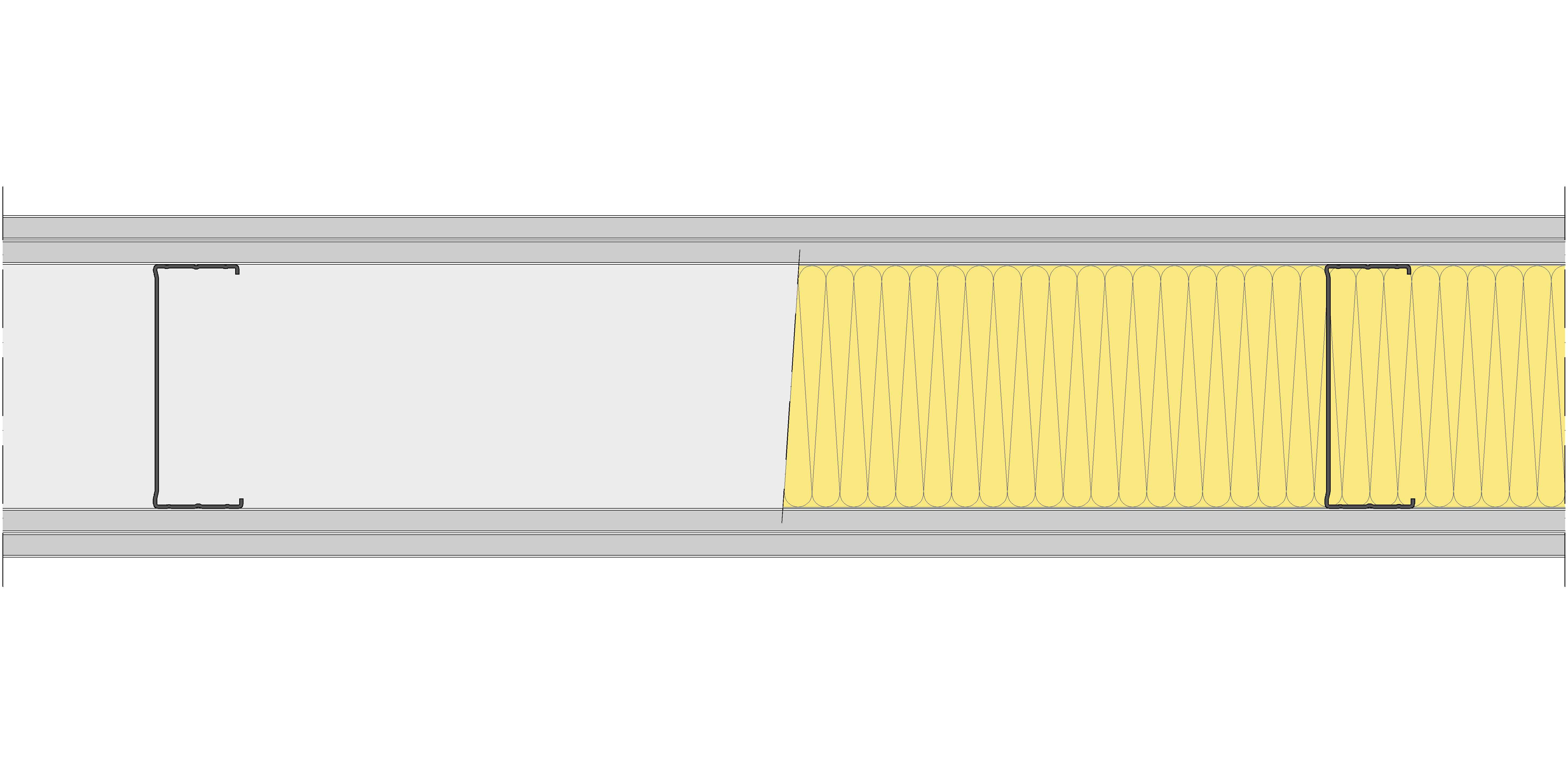 Tabique Pladur® 175/600 (125-45) 4SOLIDTEX MW