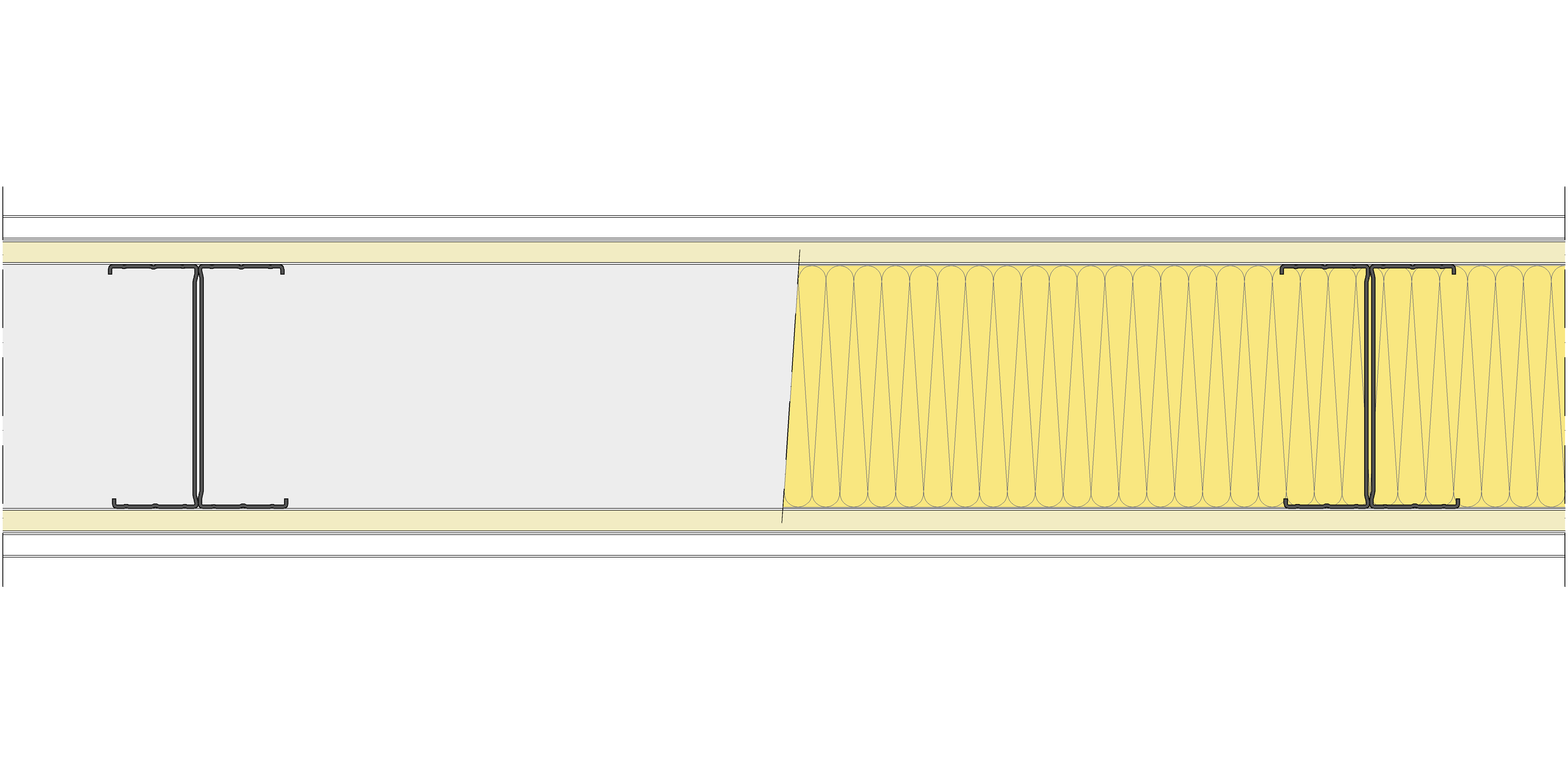 Tabique Pladur® 175/600 (125-45H) 1N A1-2N-1N A1 MW