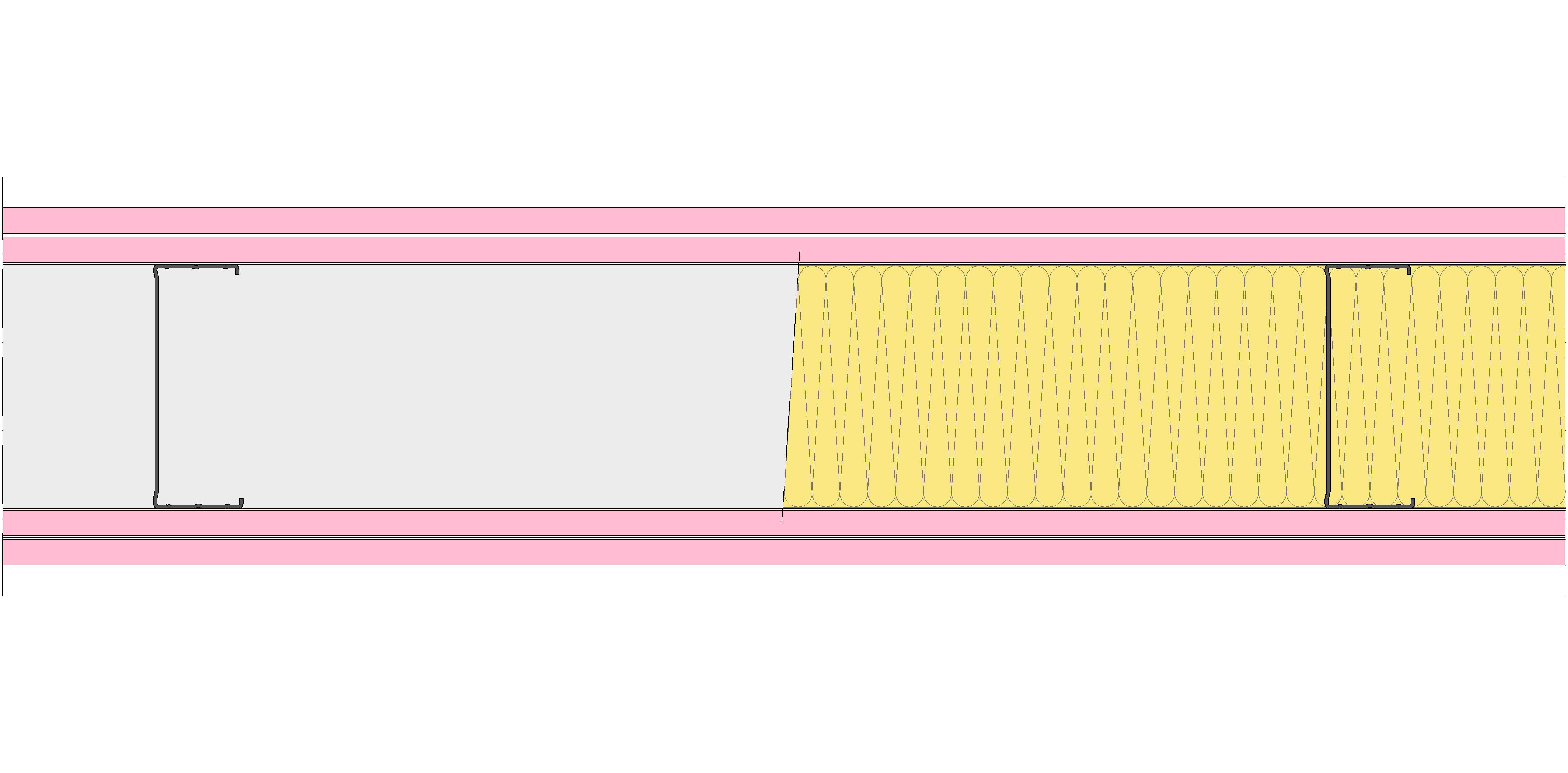Tabique Pladur® 185/600 (125-45) 4F MW