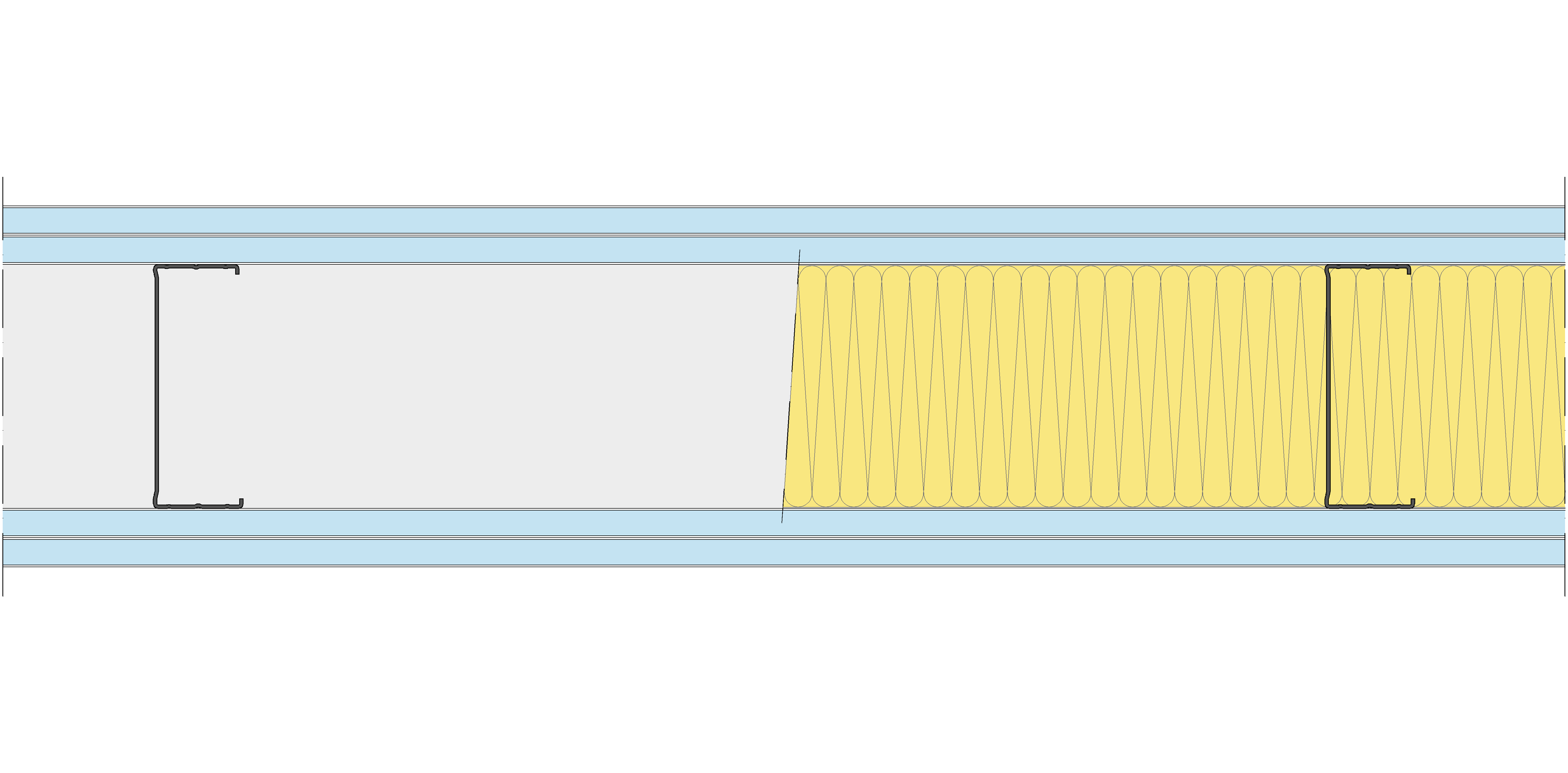 Tabique Pladur® 185/600 (125-45) 4OMNIA MW