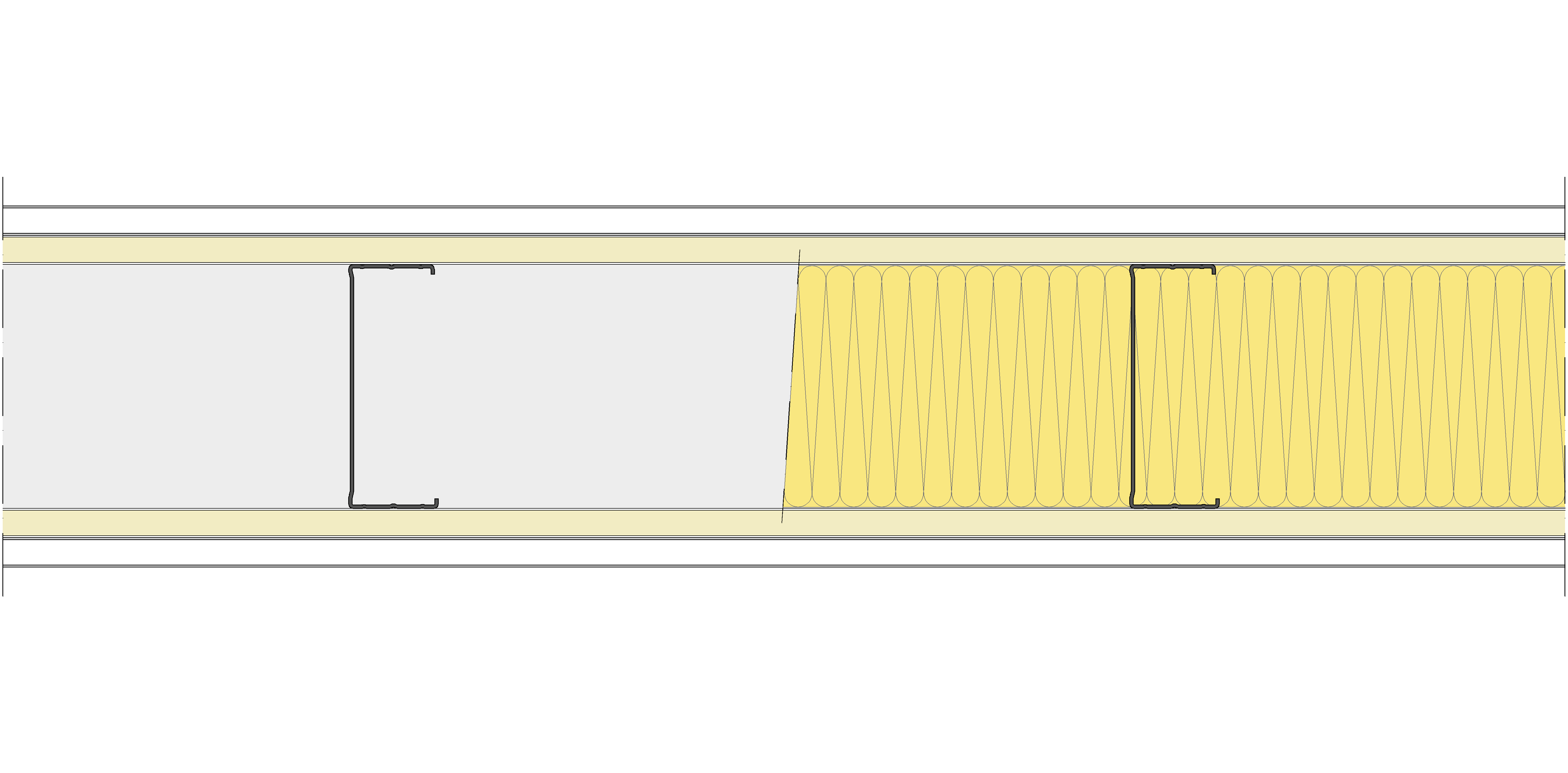 Tabique Pladur® 185/400 (125-45) 1N A1-2N-1N A1 MW