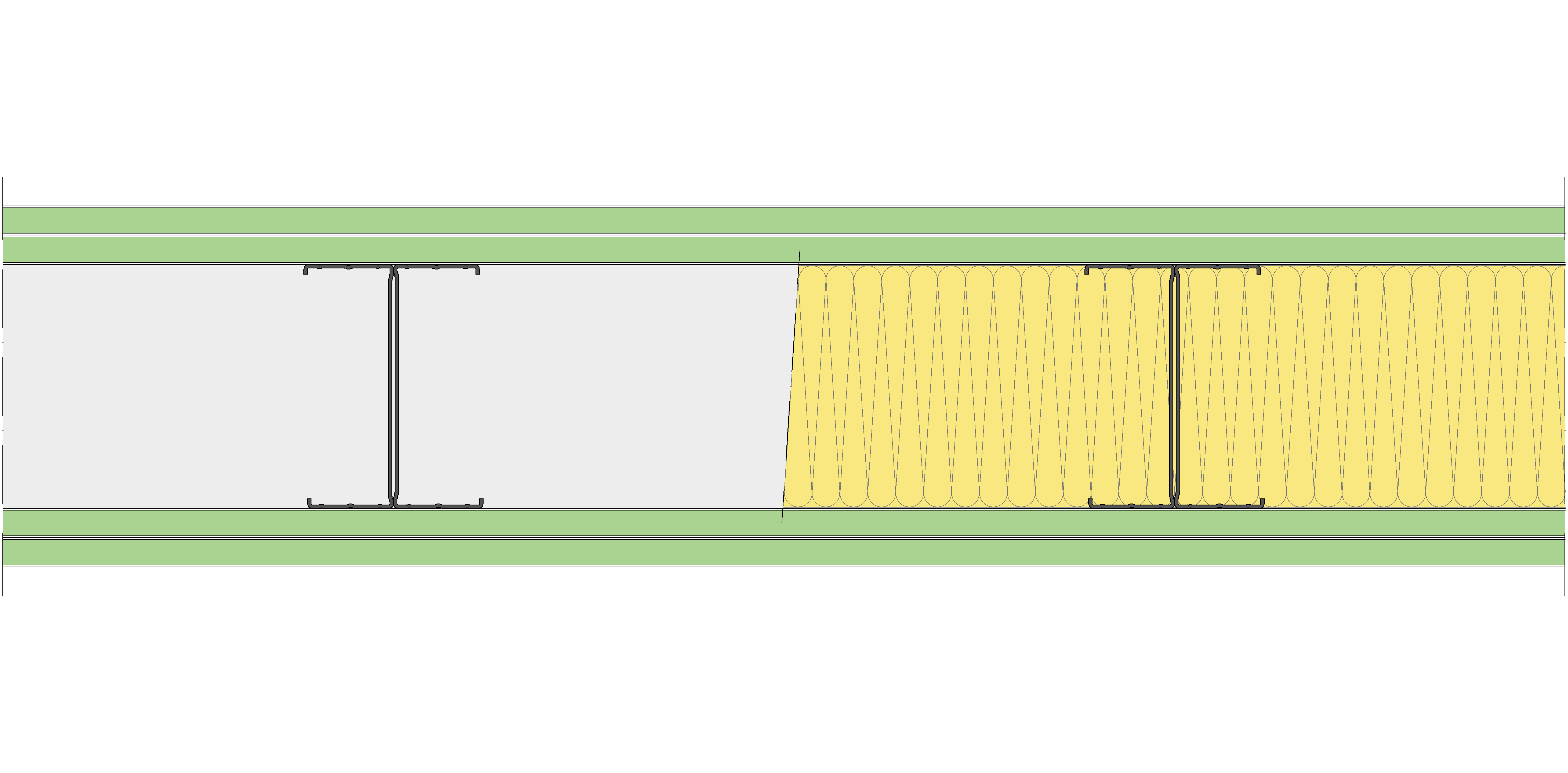 Tabique Pladur® 185/400 (125-45H) 4H1 MW