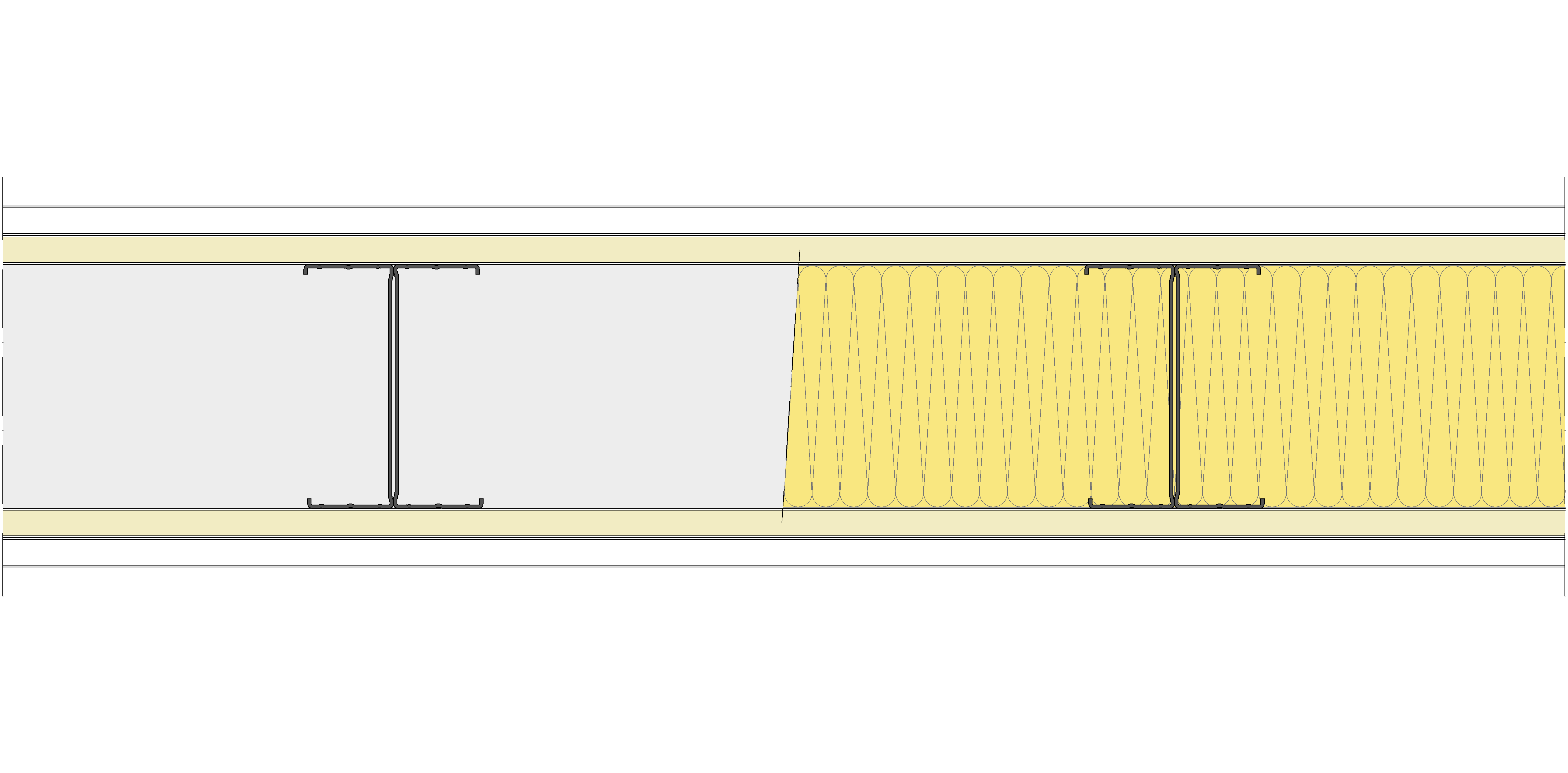 Tabique Pladur® 185/400 (125-45H) 1N A1-2N-1N A1 MW