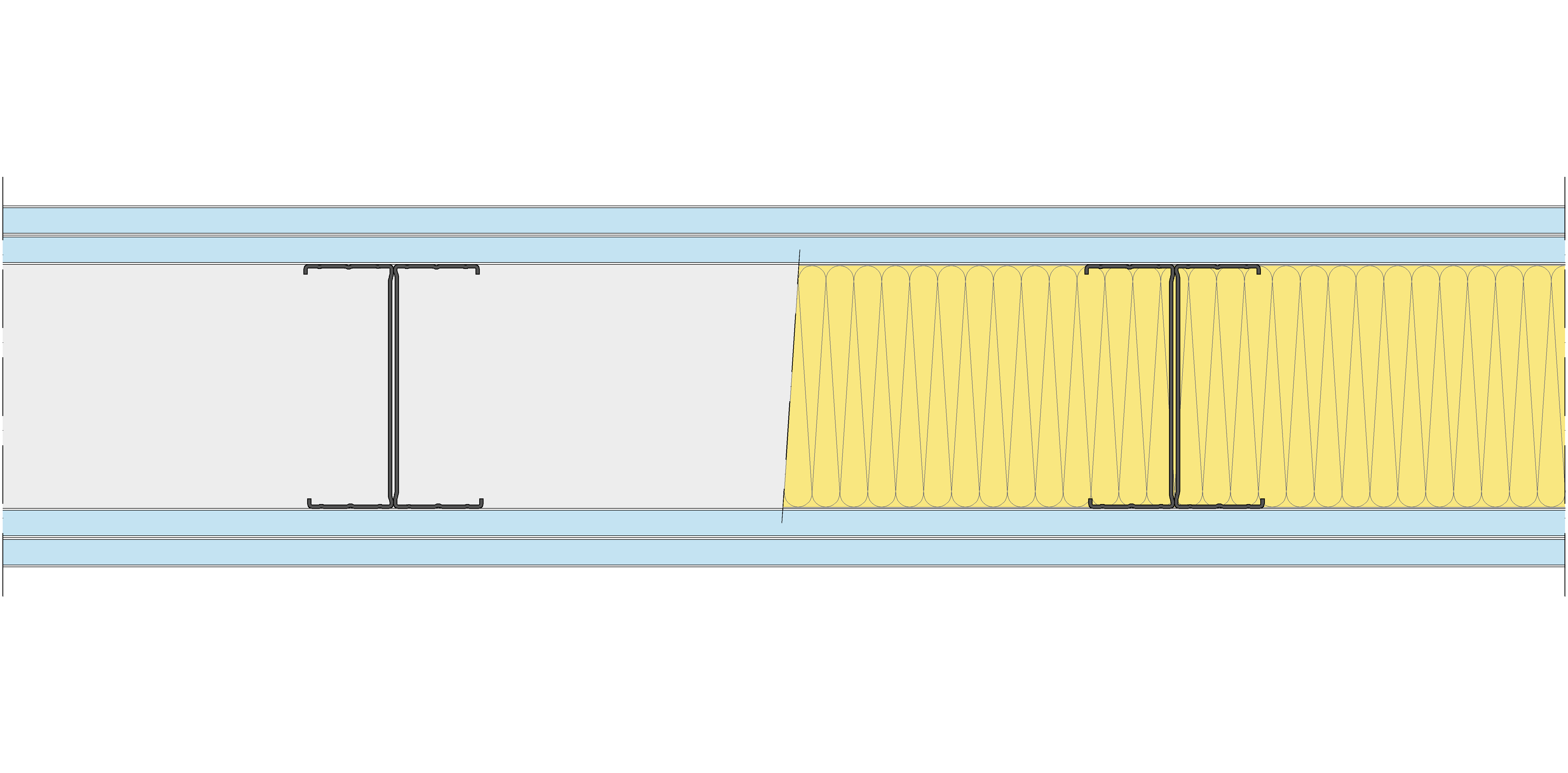 Tabique Pladur® 185/400 (125-45H) 4OMNIA MW