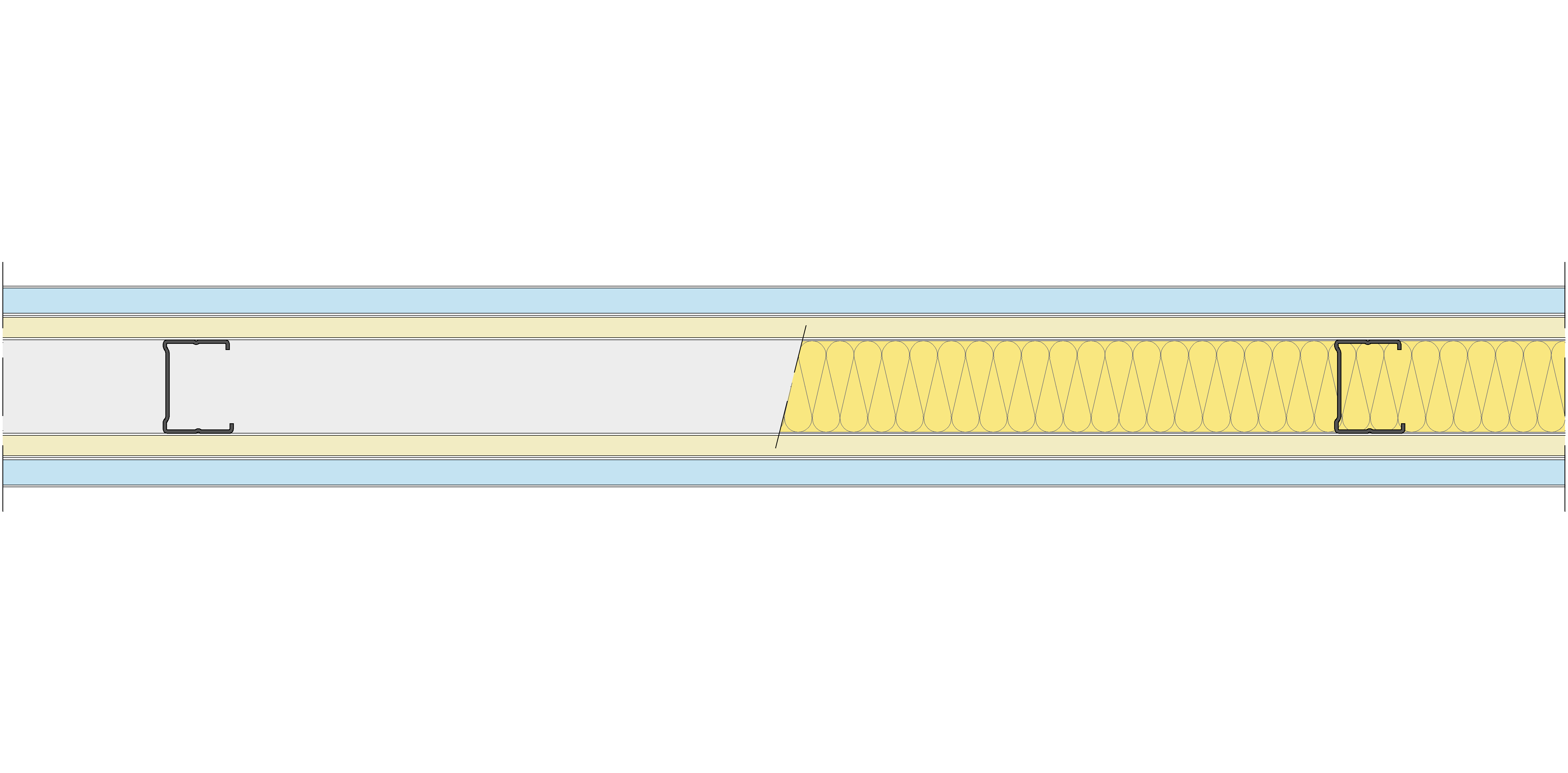 Tabique Pladur® 103/600 (48-35) 1OMNIA-2N-1OMNIA MW