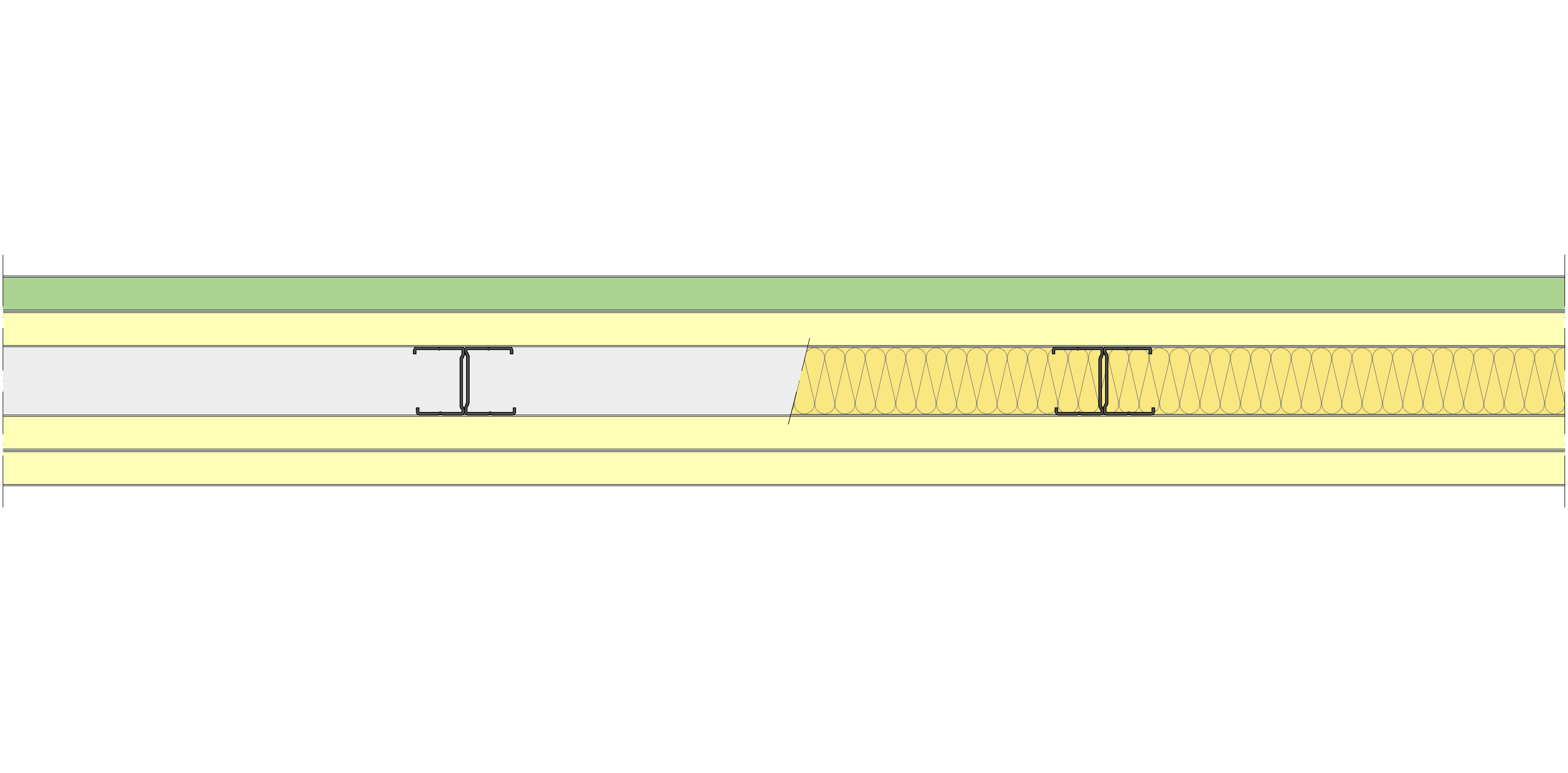Tabique Pladur® 148/450 (48-35H) 1MAGNA H1-3MAGNA MW