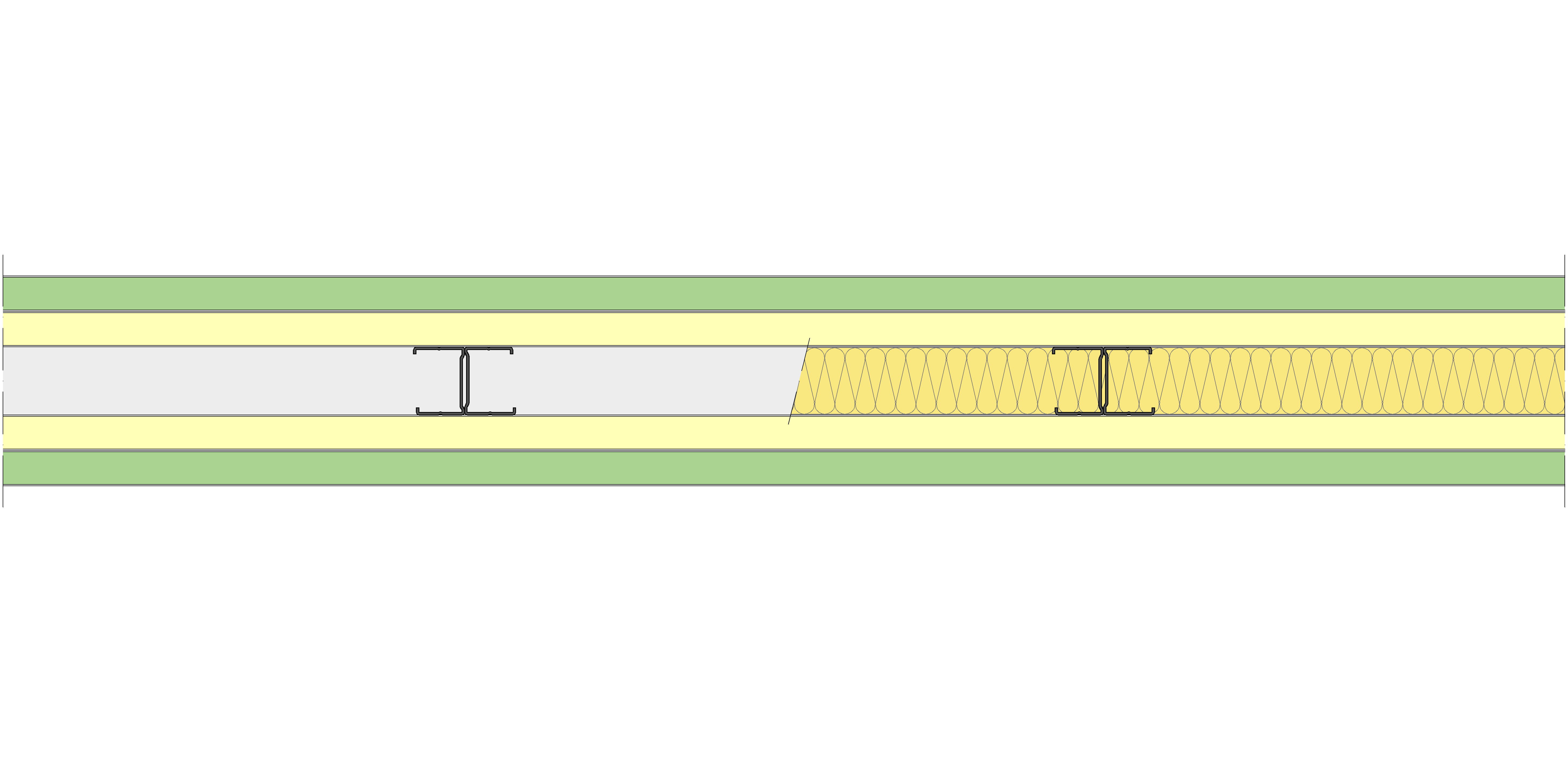 Tabique Pladur® 148/450 (48-35H) 1MAGNA H1-2MAGNA-1MAGNA H1 MW