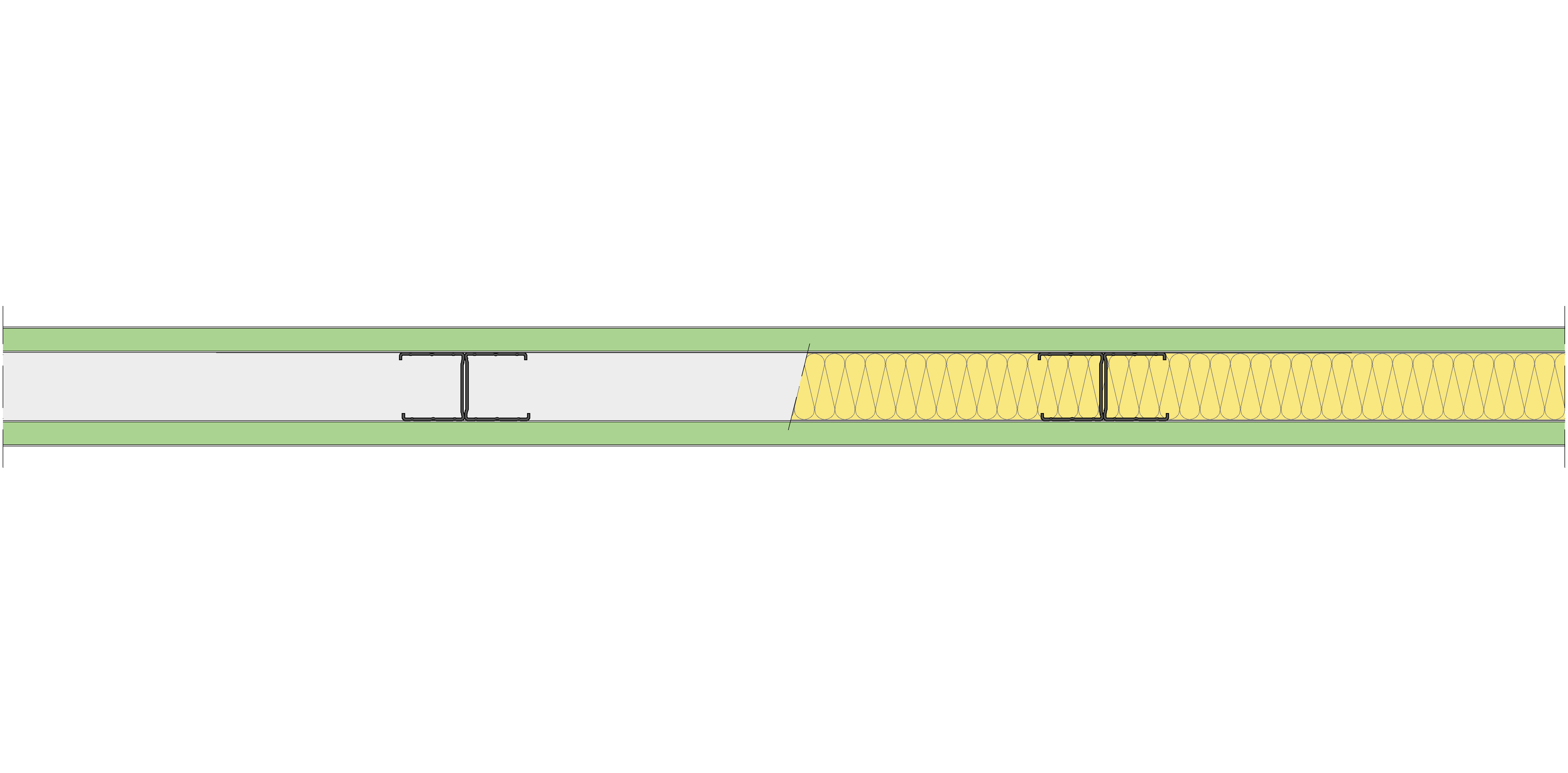 Tabique Pladur® 84/450 (48-45H) 2MAGNA H1 MW