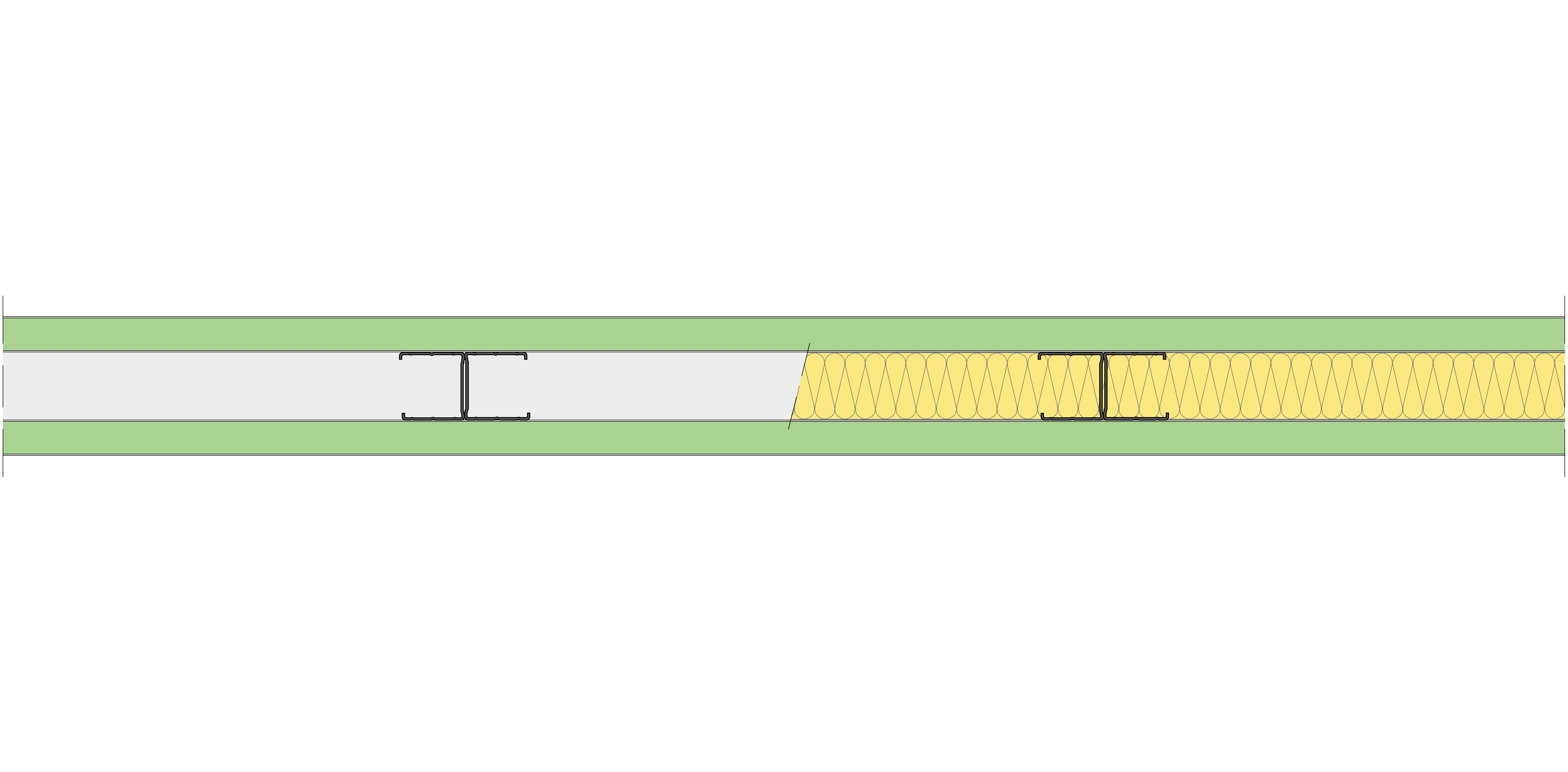 Tabique Pladur® 98/450 (48-45H) 2MAGNA H1 MW