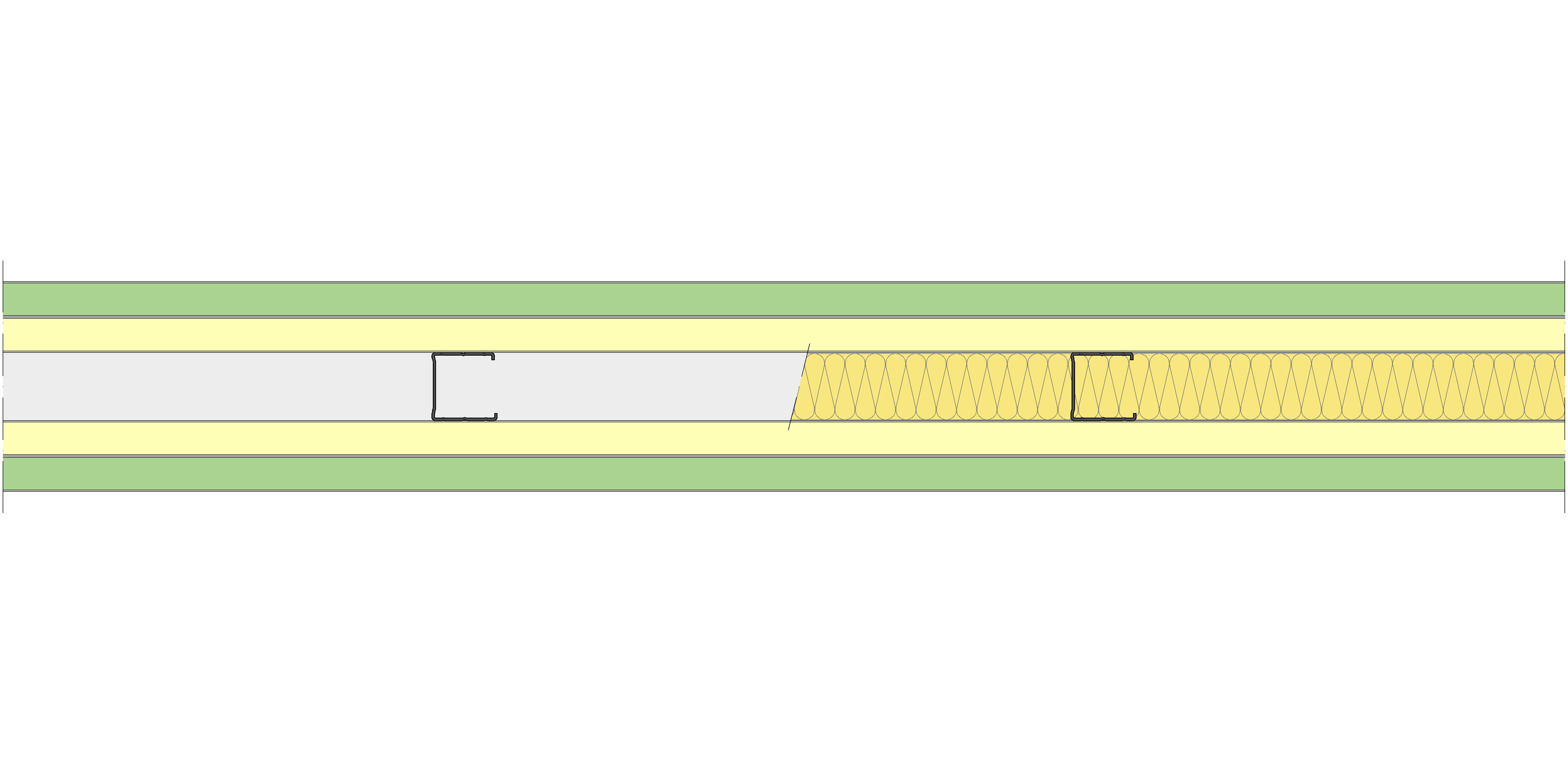 Tabique Pladur® 148/450 (48-45) 1MAGNA H1-2MAGNA-1MAGNA H1 MW