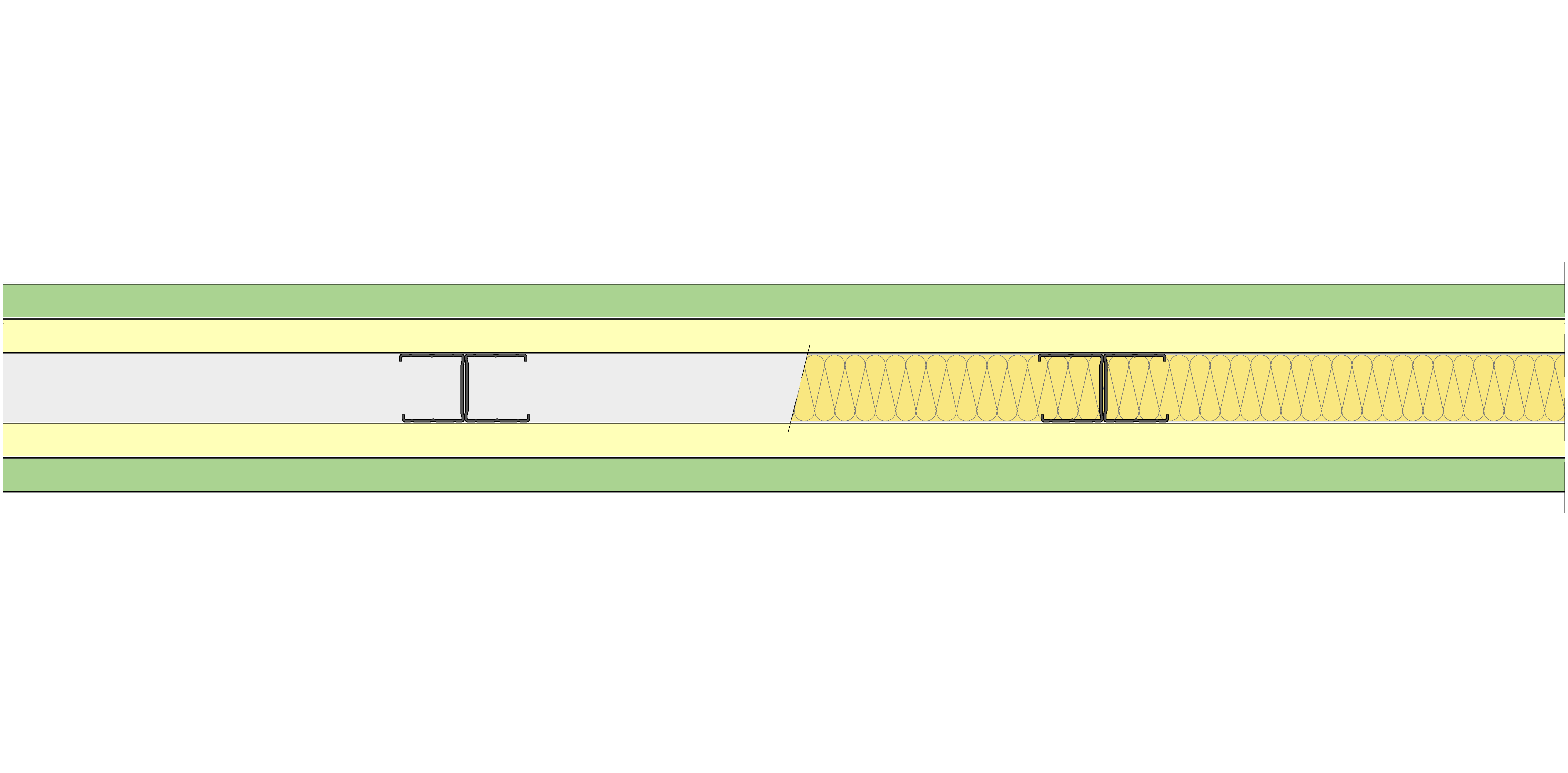 Tabique Pladur® 148/450 (48-45H) 1MAGNA H1-2MAGNA-1MAGNA H1 MW