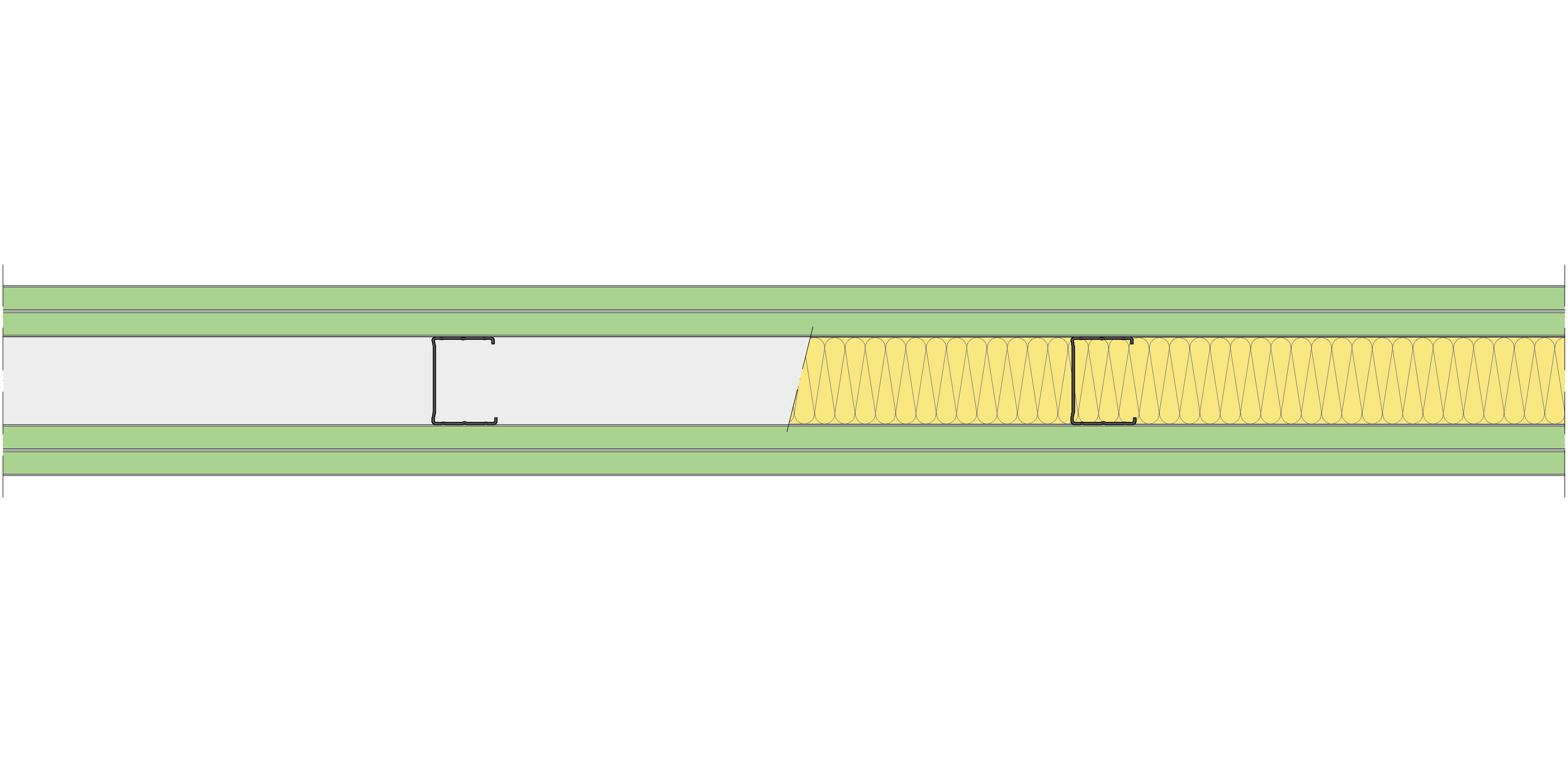 Tabique Pladur® 134/450 (62-45) 4MAGNA H1 MW