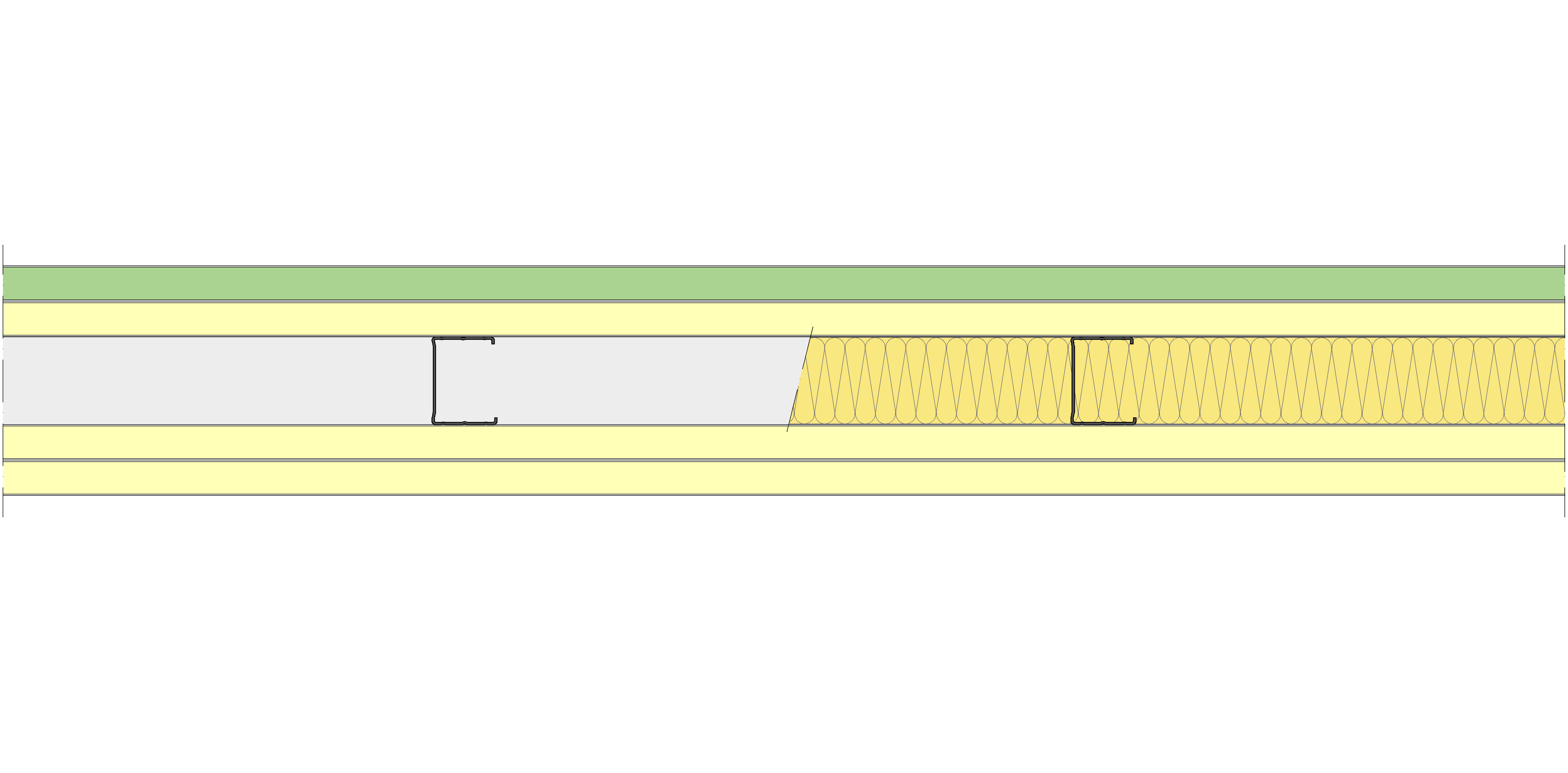 Tabique Pladur® 162/450 (62-45) 1MAGNA H1-3MAGNA MW