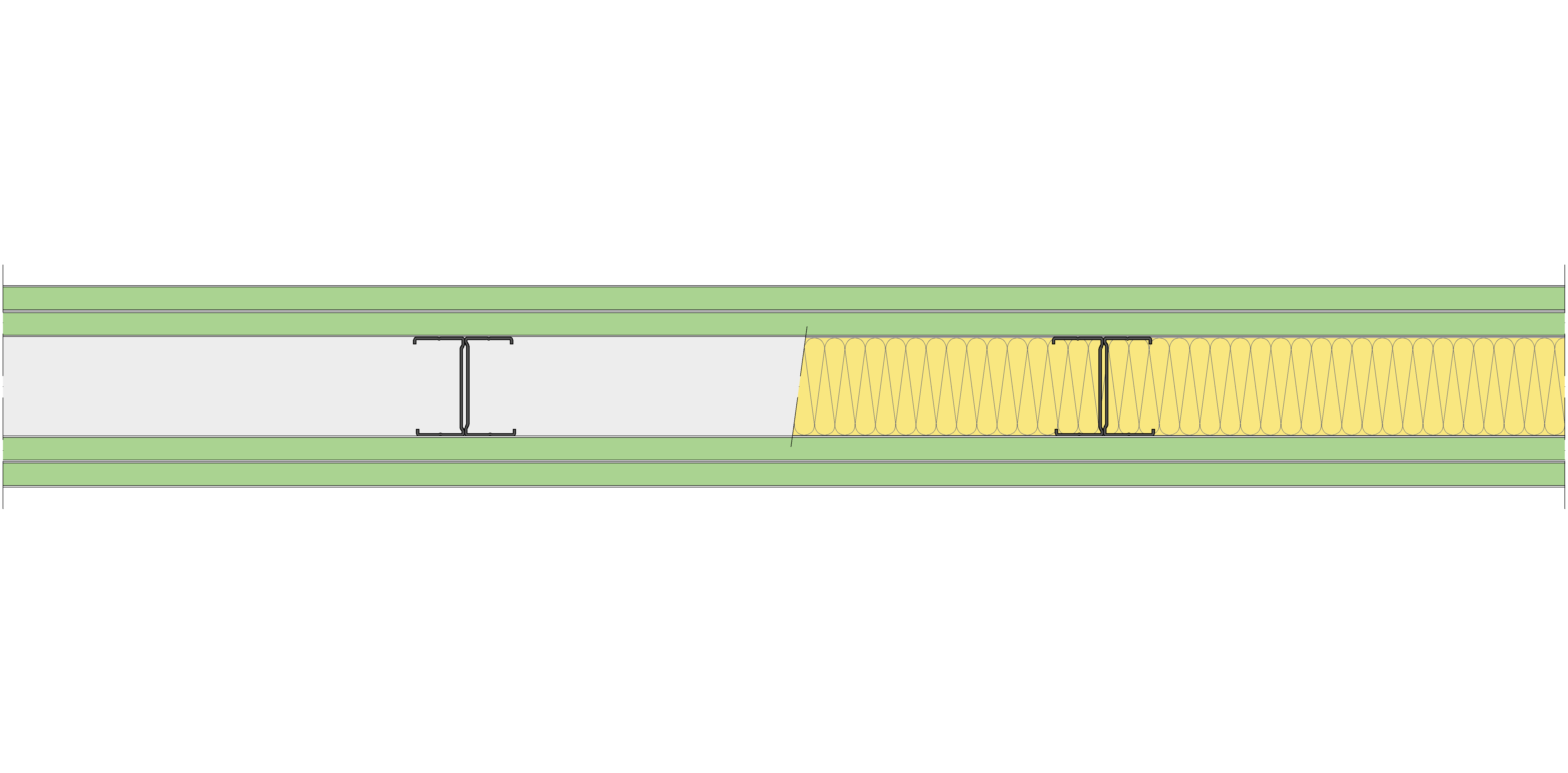 Tabique Pladur® 142/450 (70-35H) 4MAGNA H1 MW